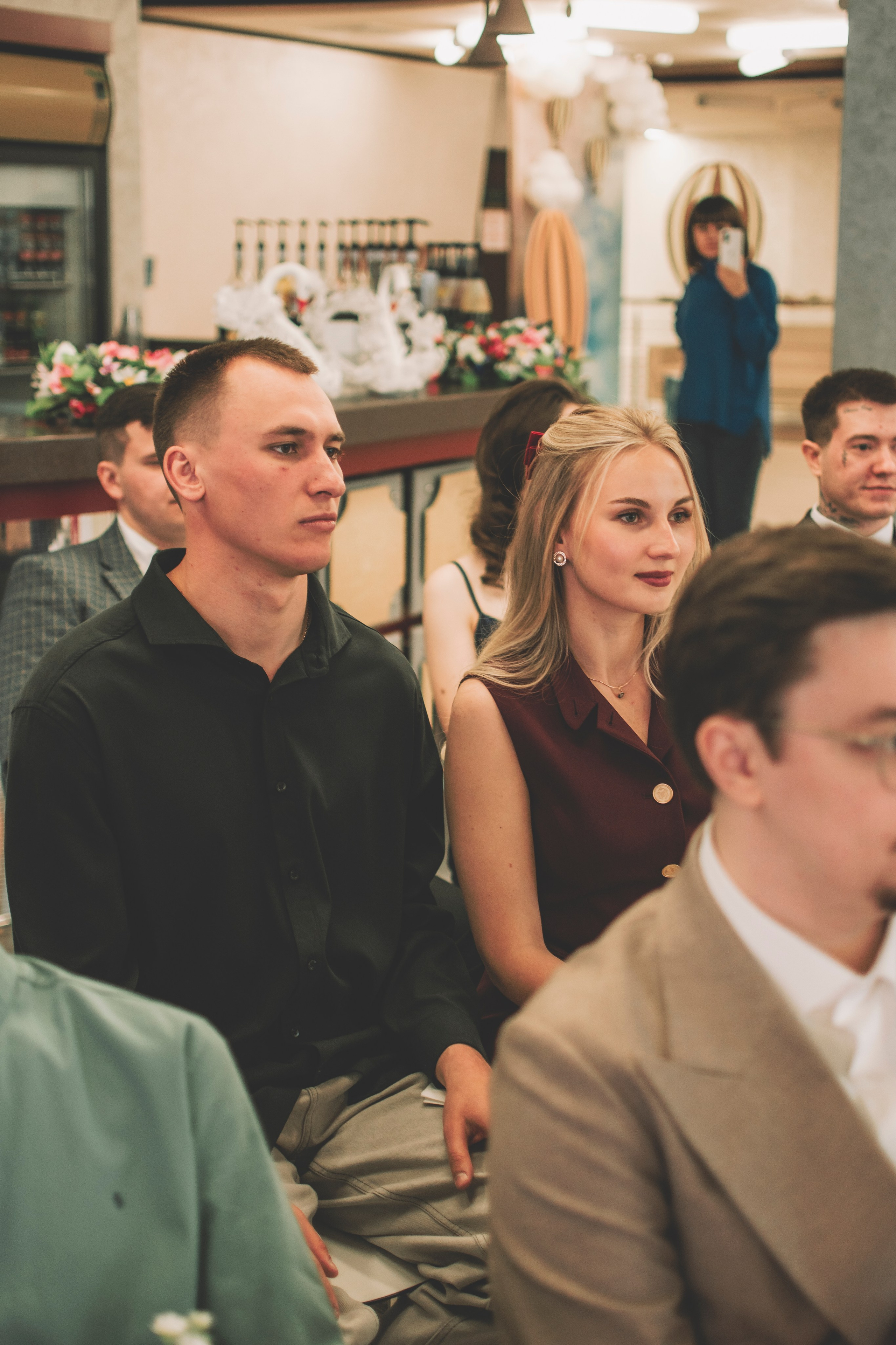 Альберт и Анастасия (Студийная фотосессия, роспись в ДК Нефтяник + фотосессия с гостями). Семейный и свадебный фотограф Губкинский и Ставрополь