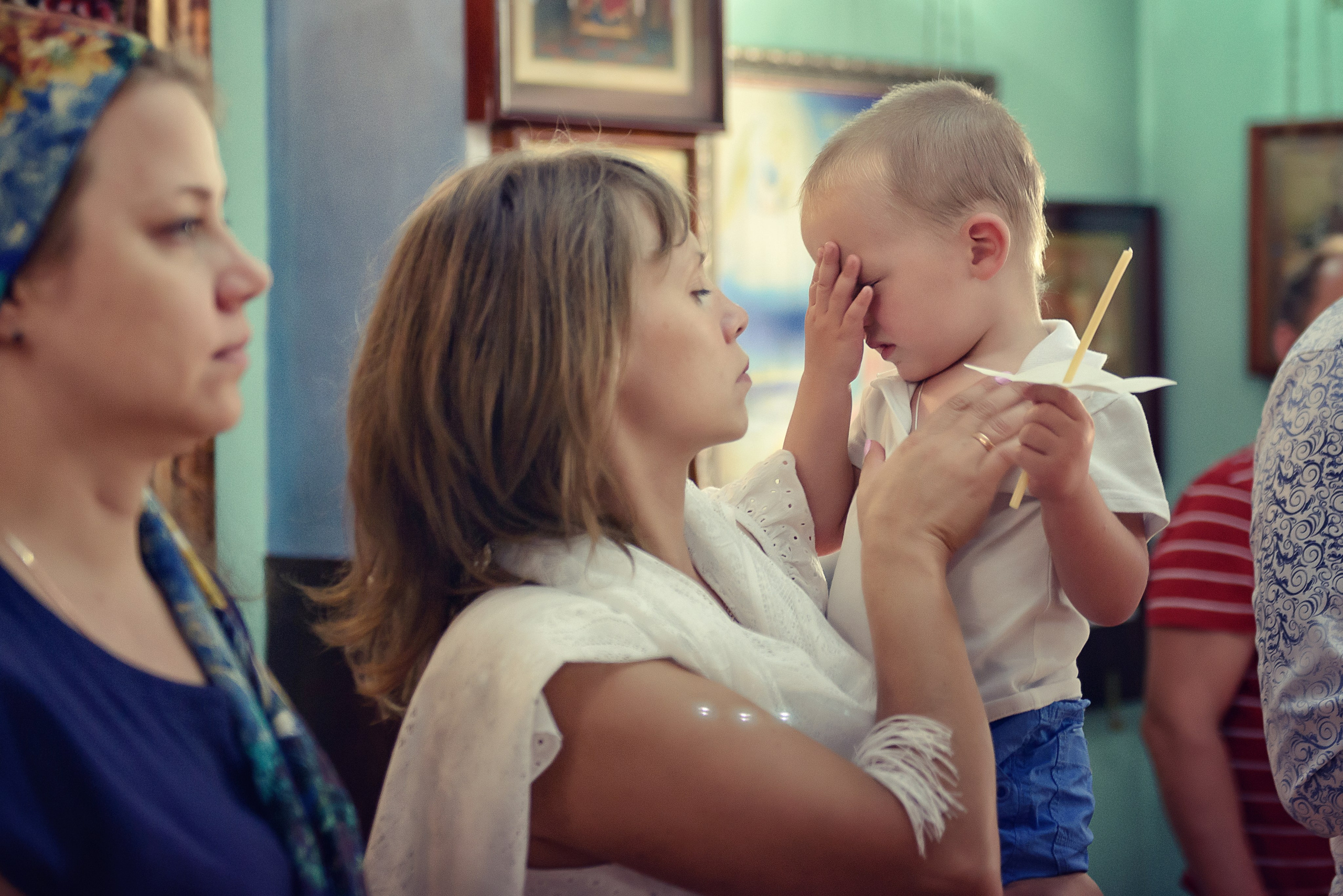 Крещение Платона. Семейный фотограф, женский фототерапевт