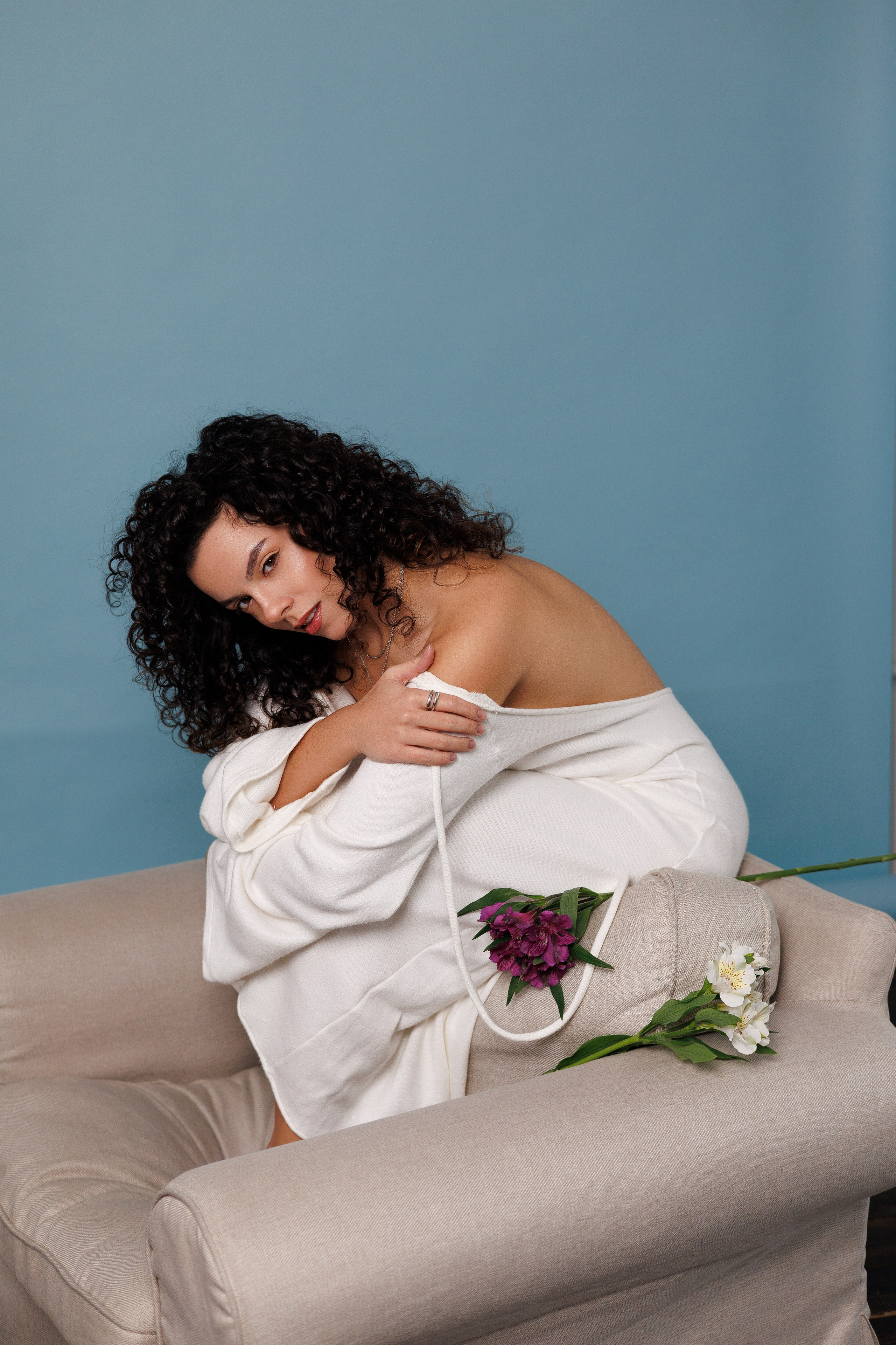 Женский портрет в студии. Фотограф Минск