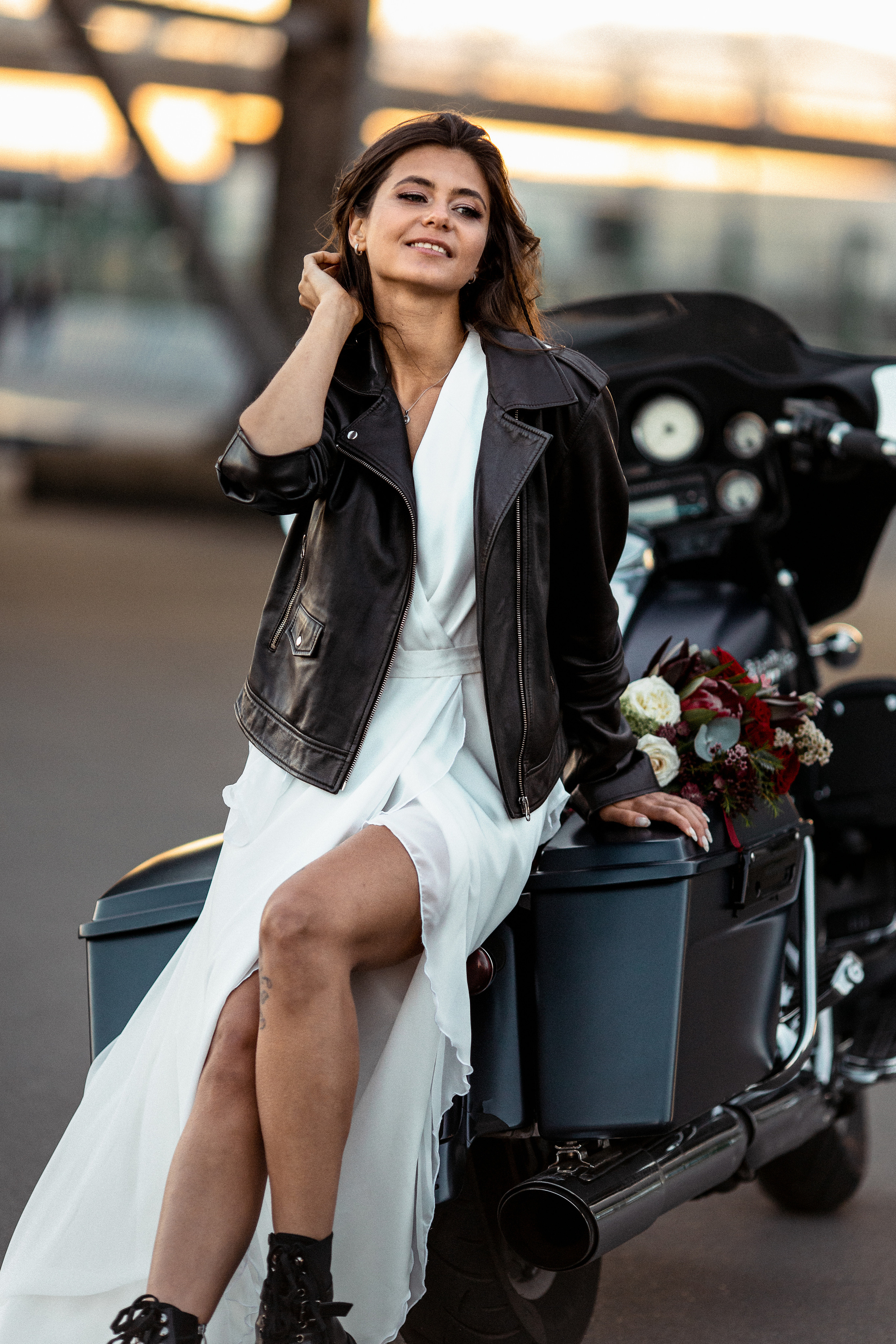 Пожар огонь и Харли. Ирина Носова - семейный и детский фотограф