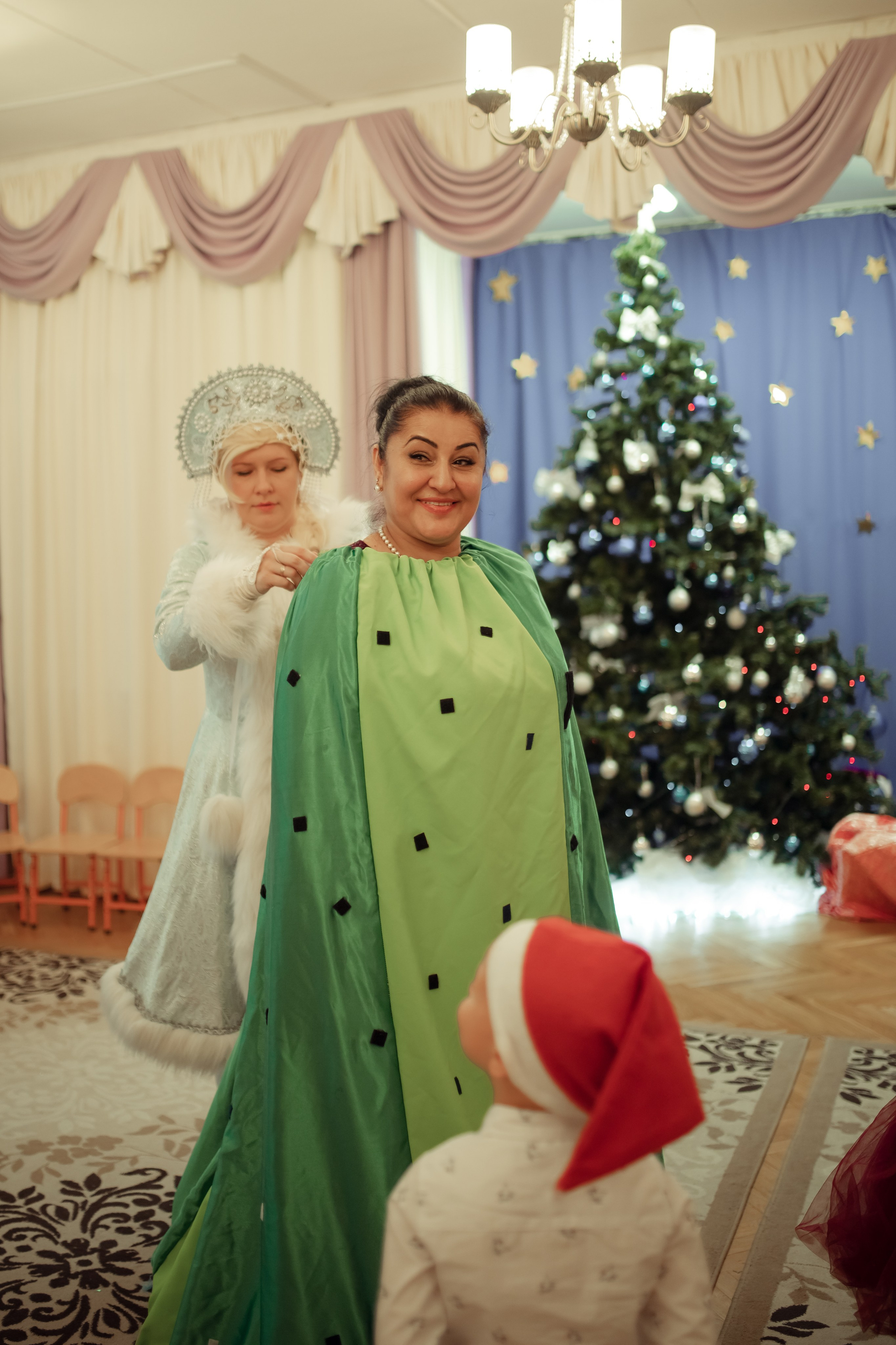 Новогодний утренник в детском саду. Семейный и детский фотограф в Москве Дорогова Екатерина