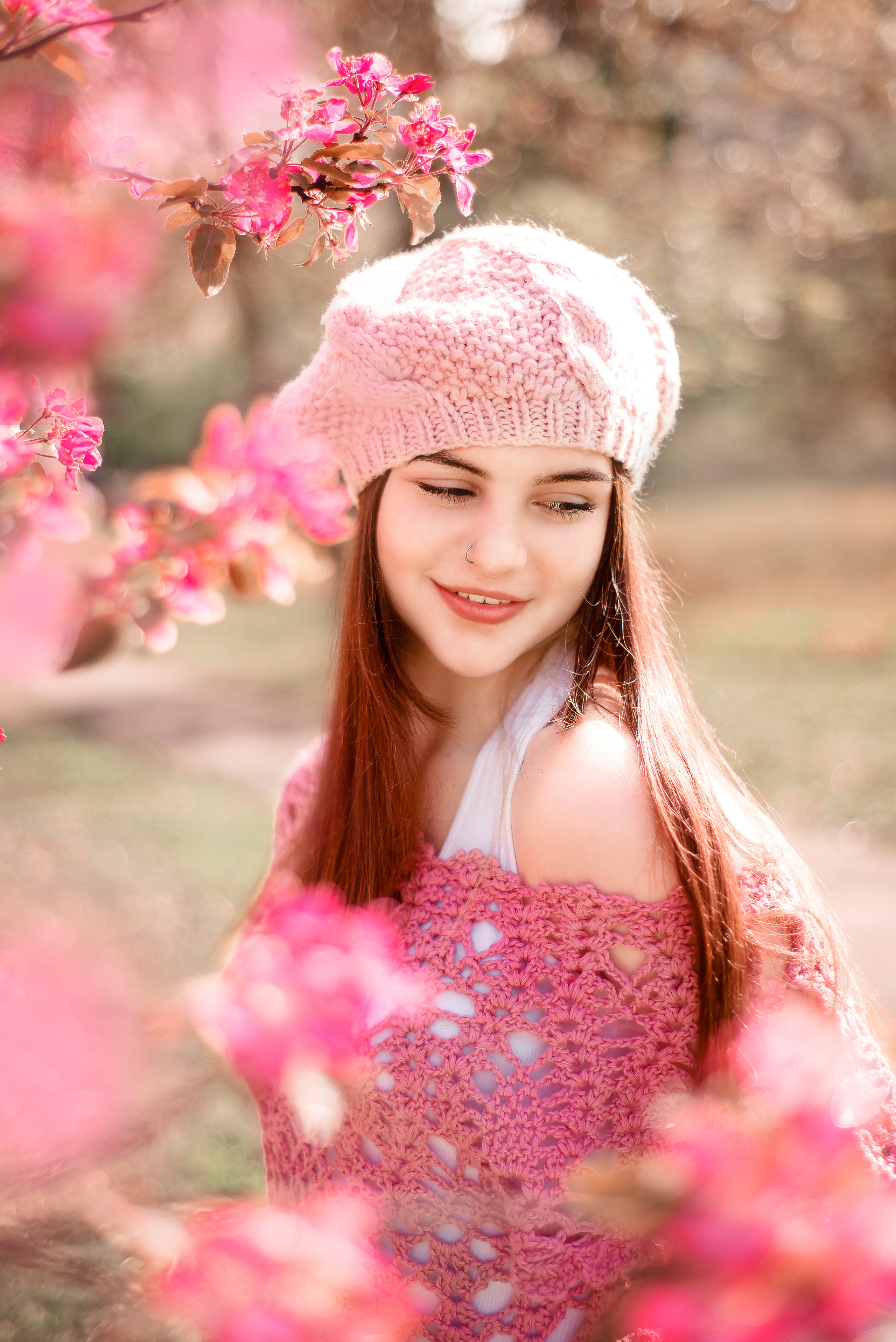 Фотосессия в розовой яблоне. Семейный и детский фотограф в Ярославле, Максимова Светлана