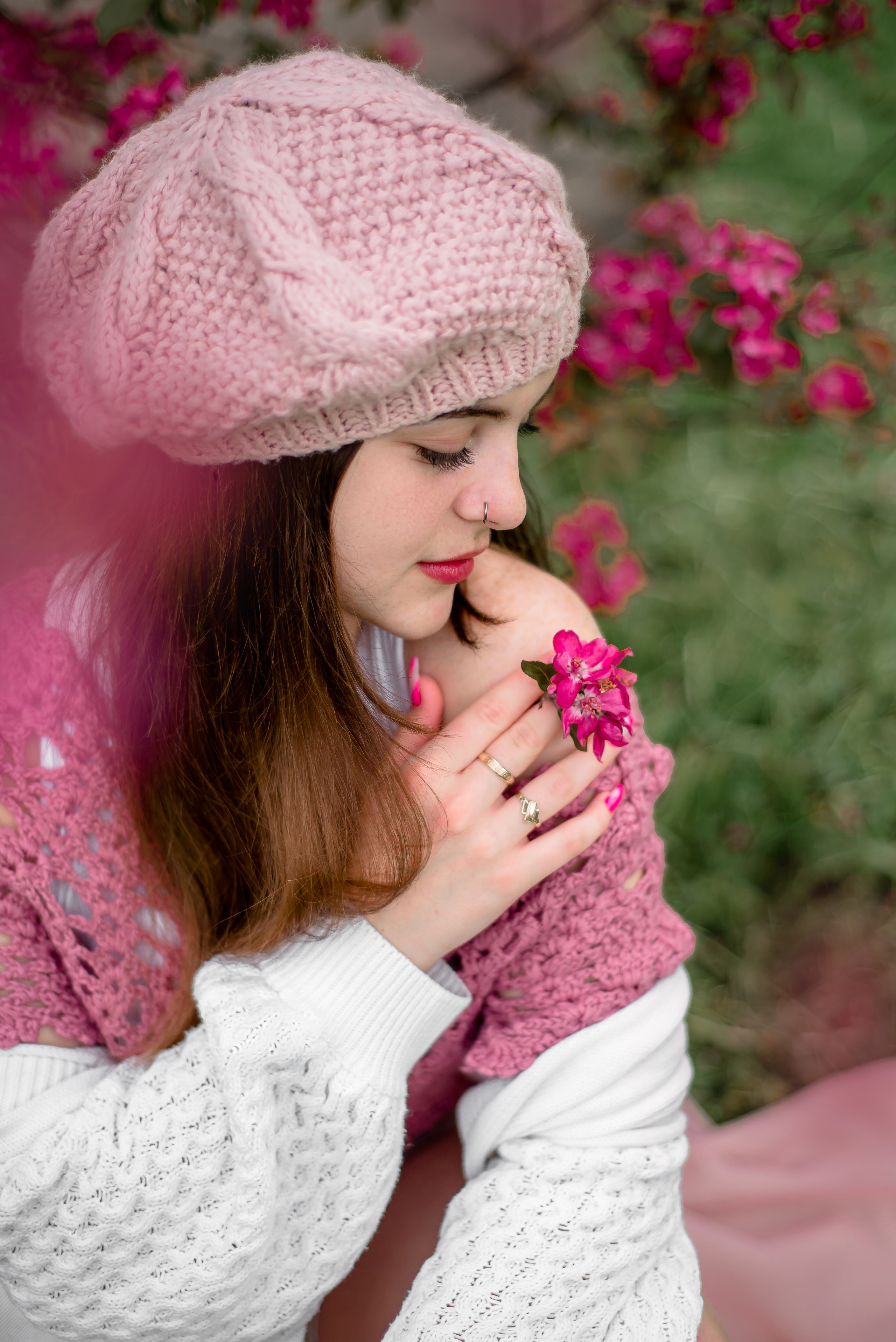 Фотосессия в розовой яблоне. Семейный и детский фотограф в Ярославле, Максимова Светлана