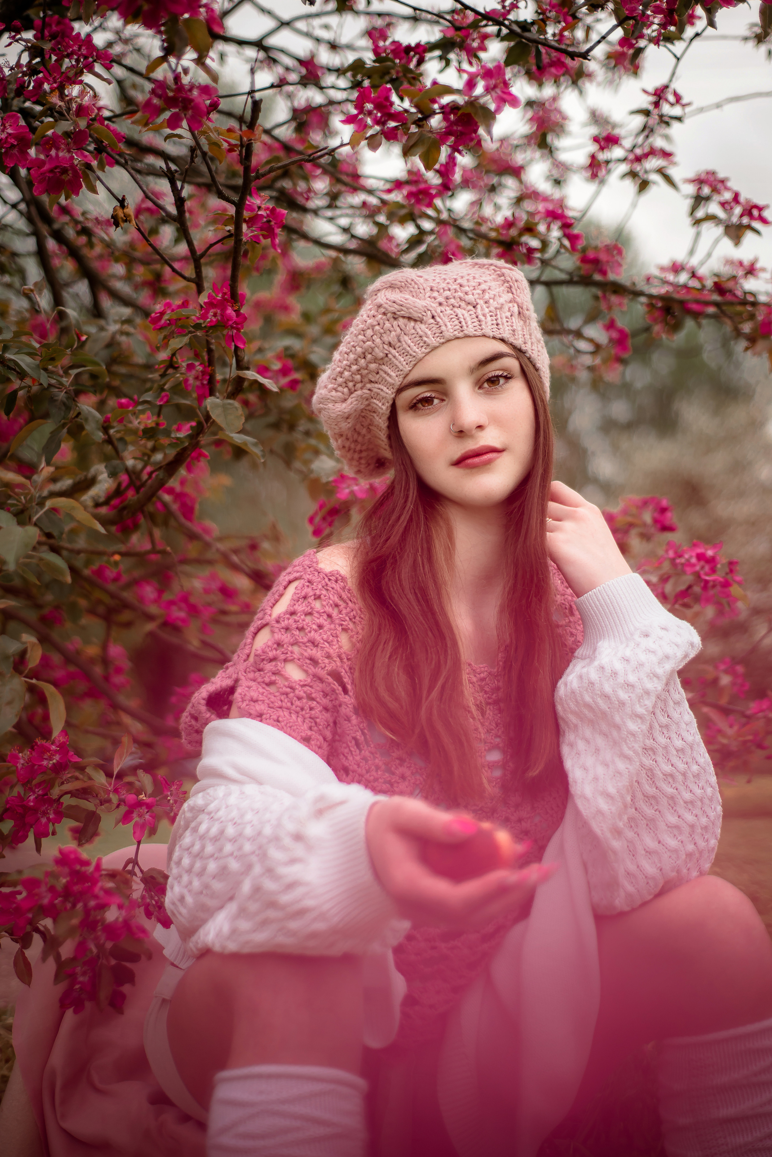 Фотосессия в розовой яблоне. Семейный и детский фотограф в Ярославле, Максимова Светлана