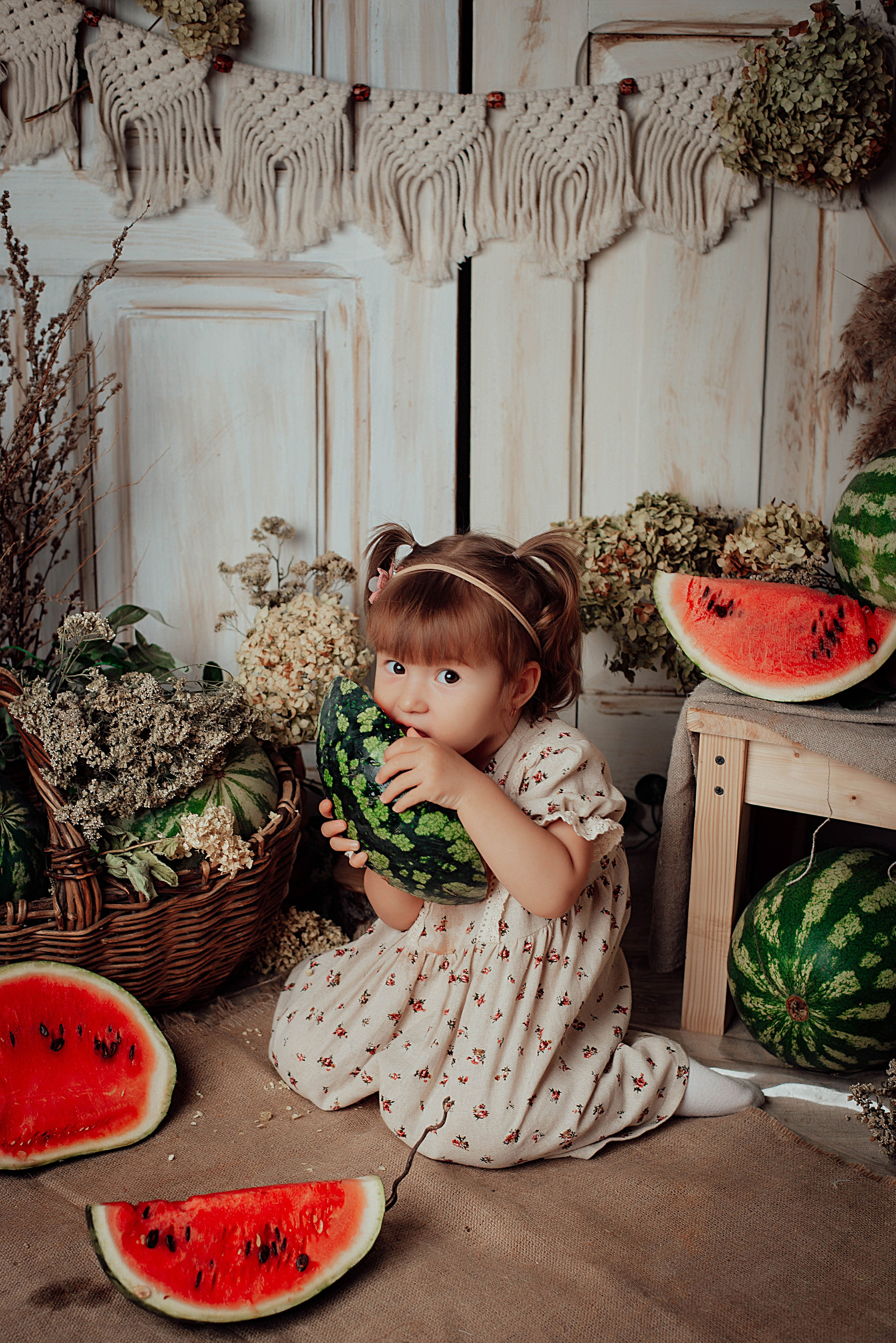 Арбузный фотопроект. Семейный и детский фотограф новорожденных Ульяновск