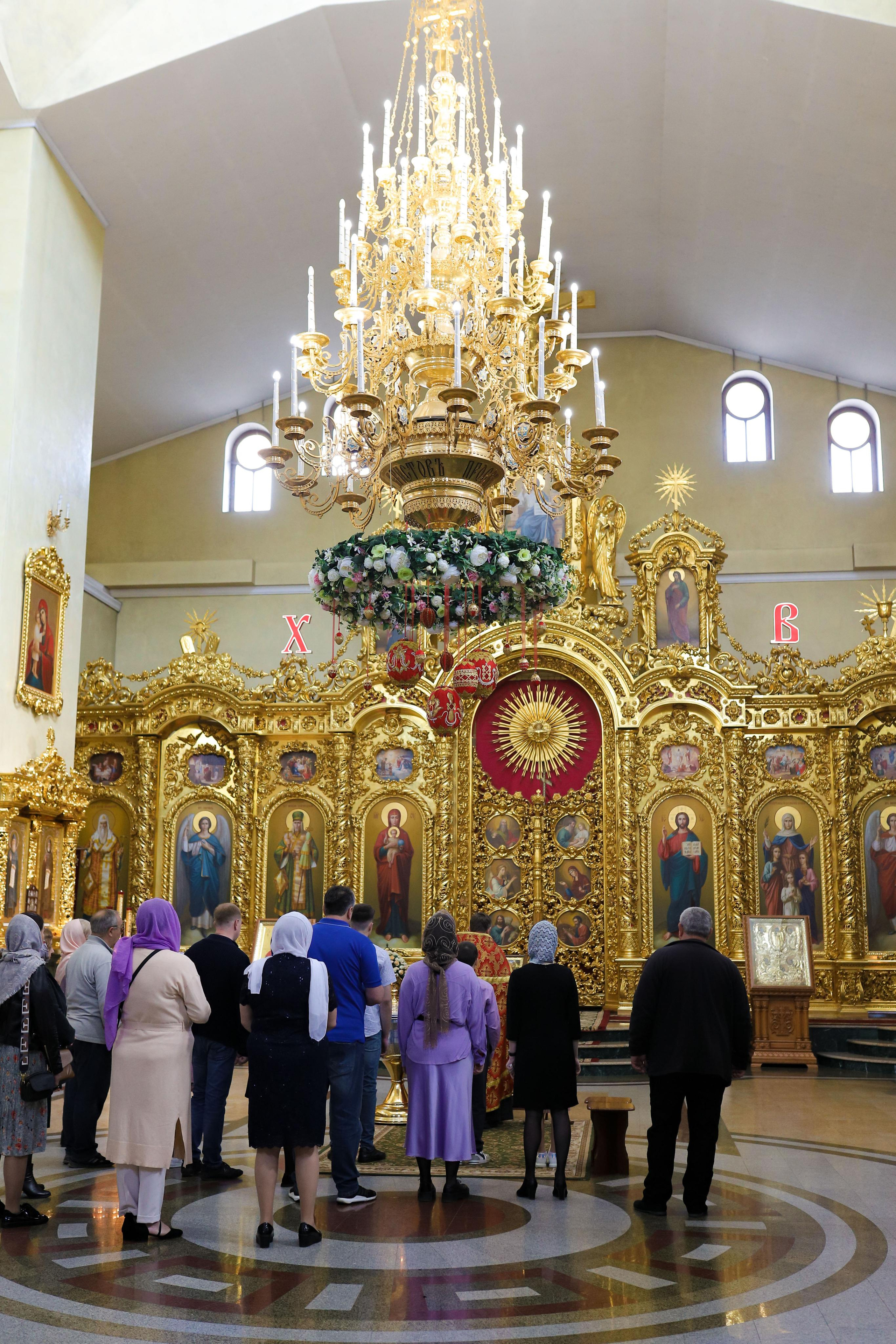 Храм святых мучениц Веры, Надежды, Любви. (Деревянный на Харгоре). Фотограф Белгород