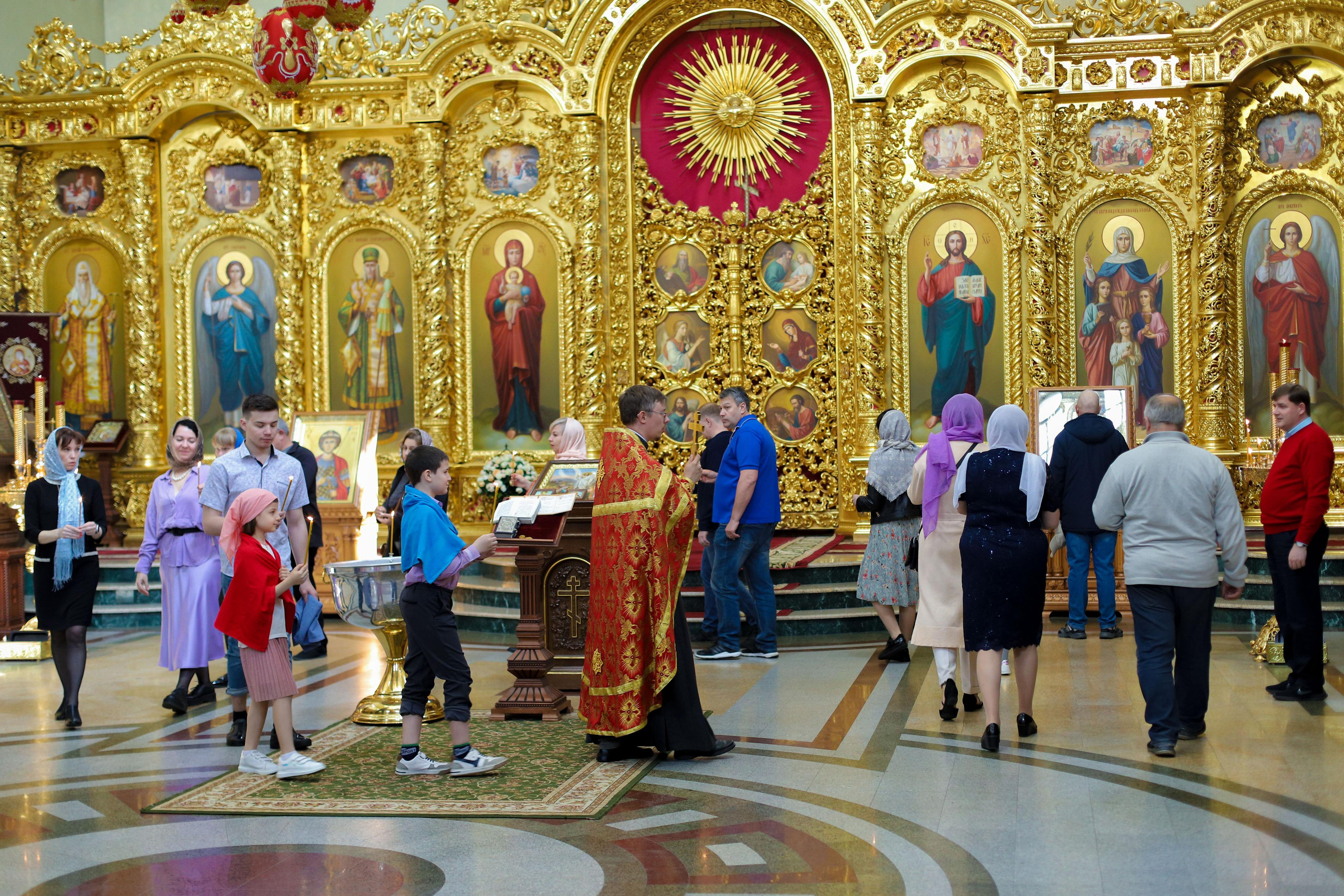 Храм святых мучениц Веры, Надежды, Любви. (Деревянный на Харгоре). Фотограф Белгород