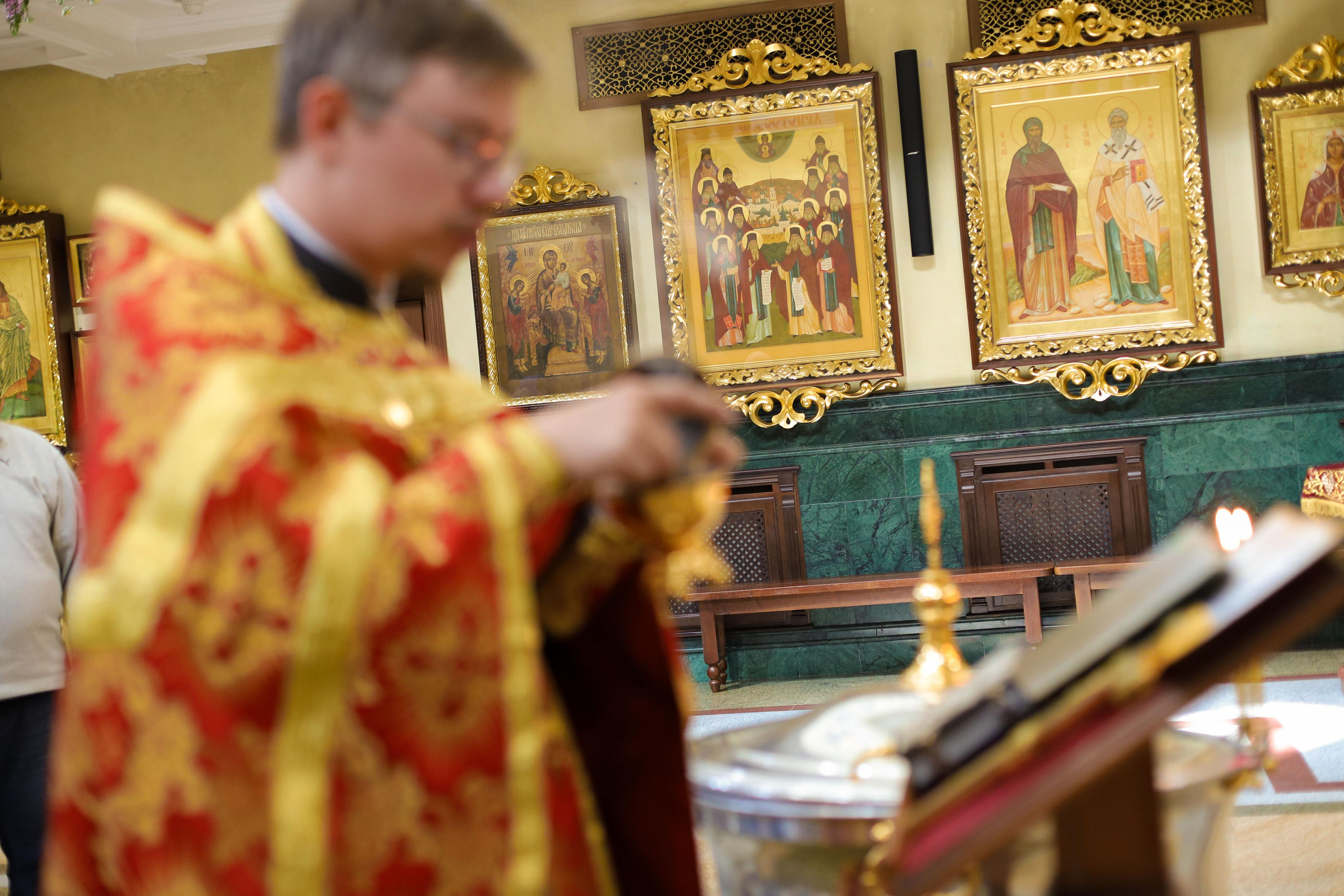 Храм святых мучениц Веры, Надежды, Любви. (Деревянный на Харгоре). Фотограф Белгород