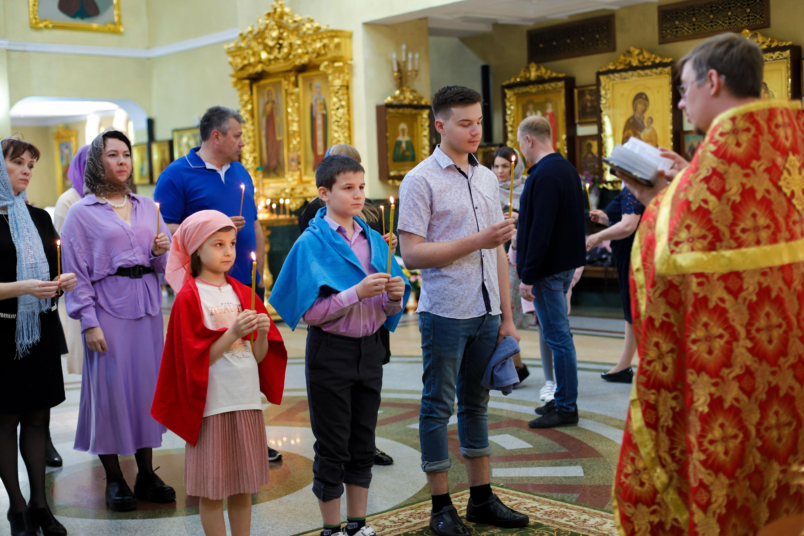 Храм святых мучениц Веры, Надежды, Любви. (Деревянный на Харгоре). Фотограф Белгород