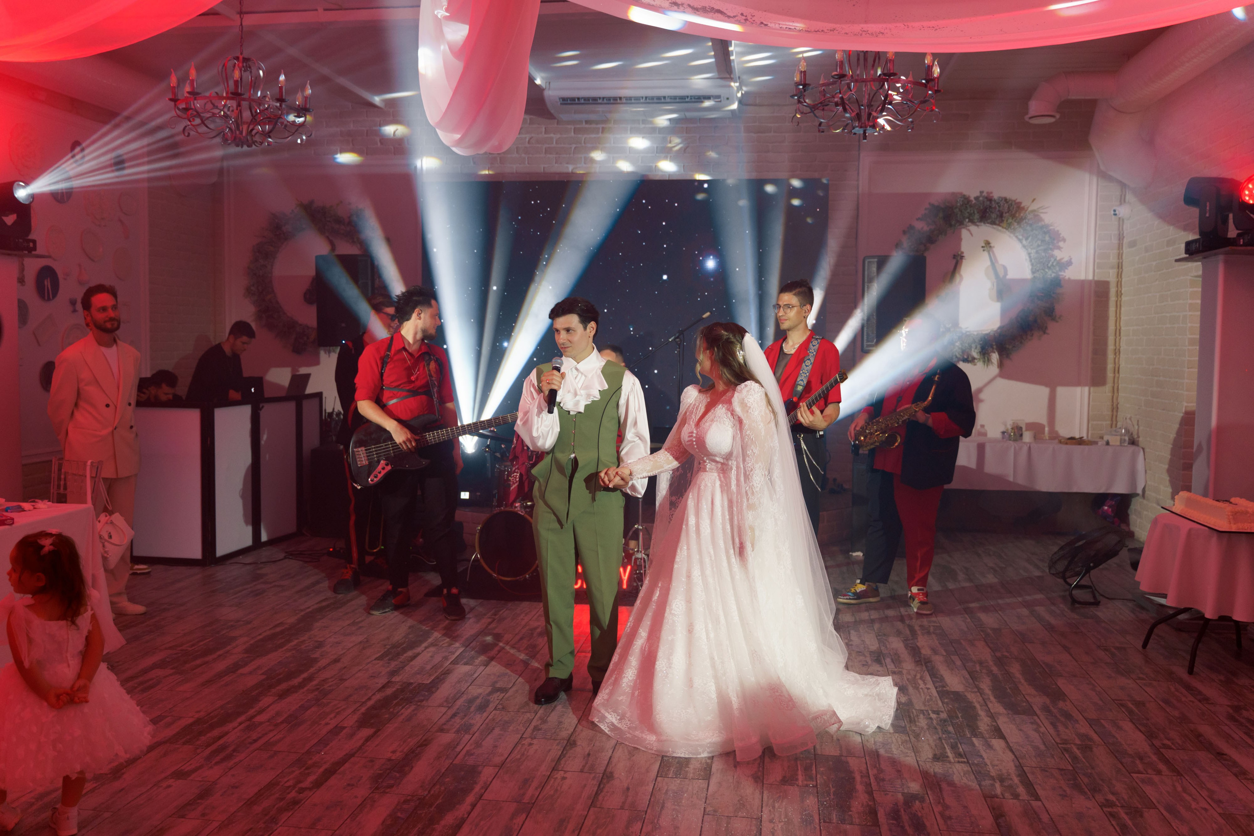 фотосессия свадебного банкета 