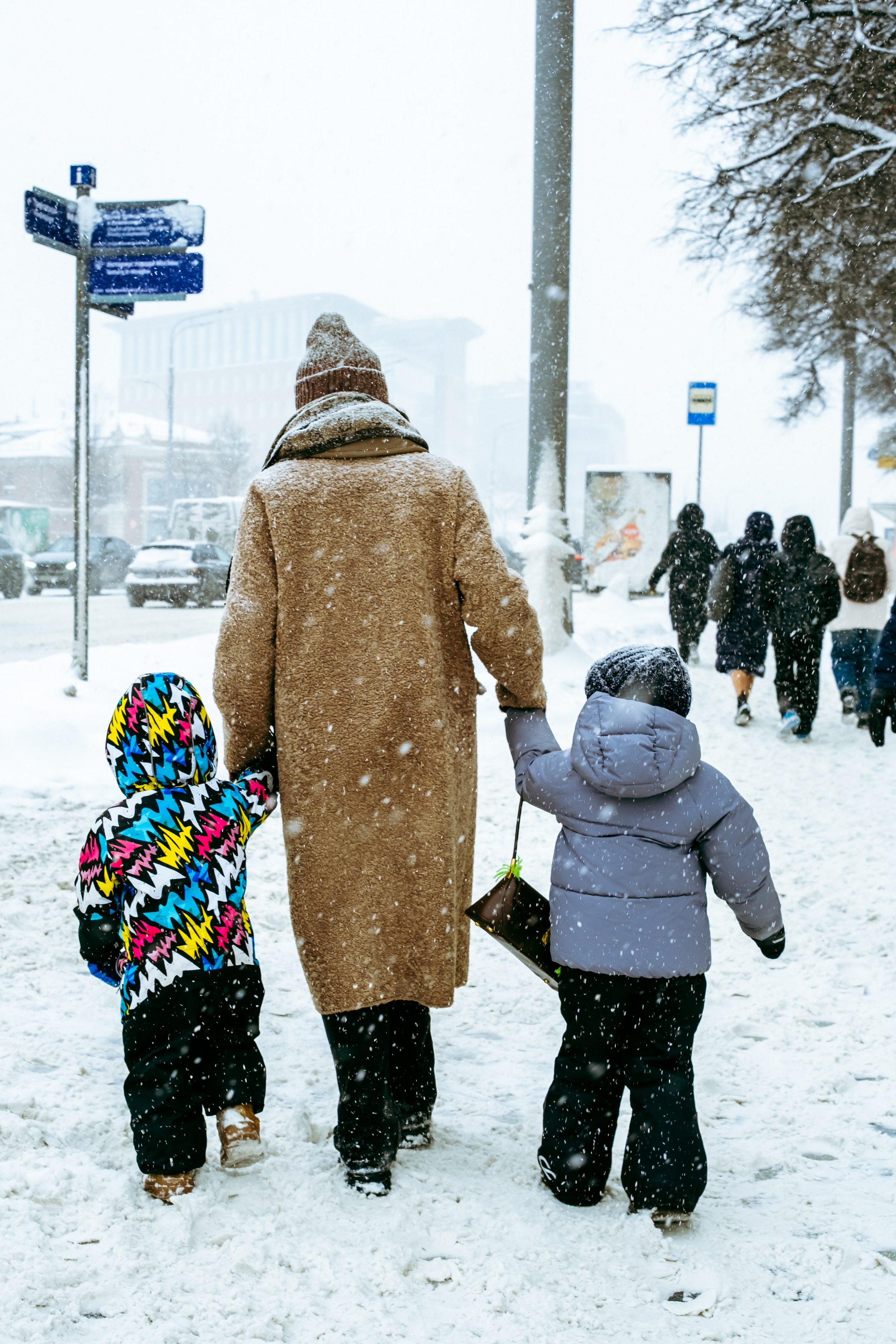 Street: снежная Москва