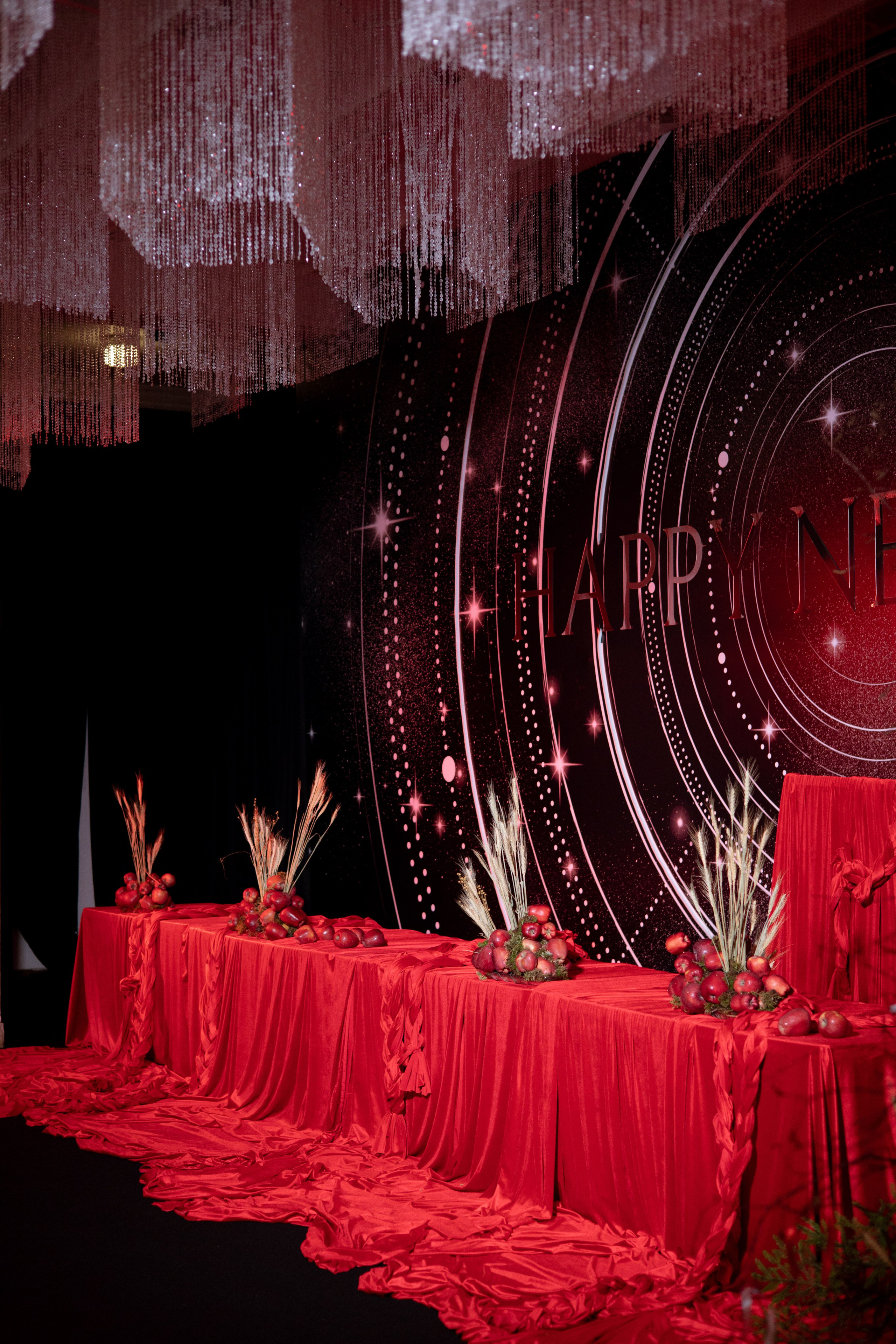 Новогодний корпоратив в фольклорном стиле. Особняк Лемана. Оформление свадеб, декор свадеб Вера Маркова, Москва