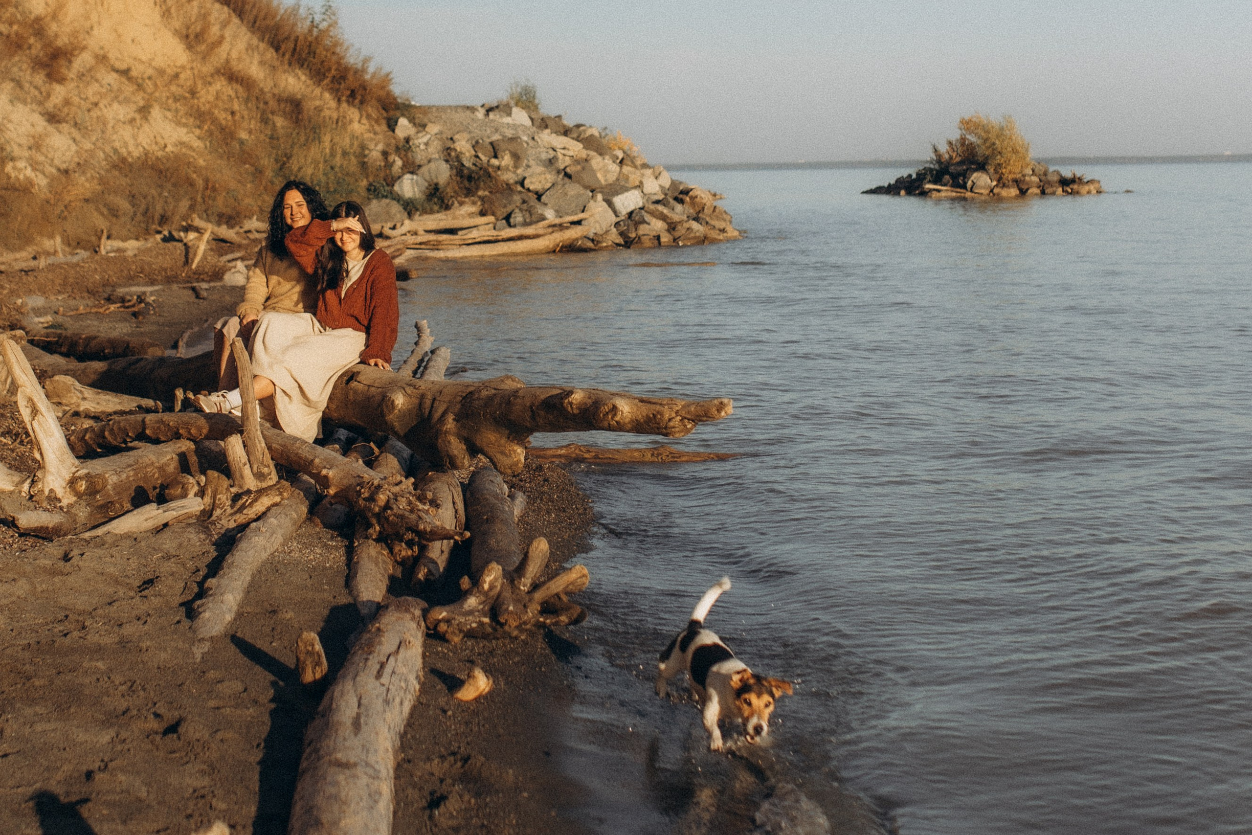 Юля, Милана, Тимур и Добби, осенняя история. Семейный фотограф lifestyle в Новосибирске Елена Шпилевая