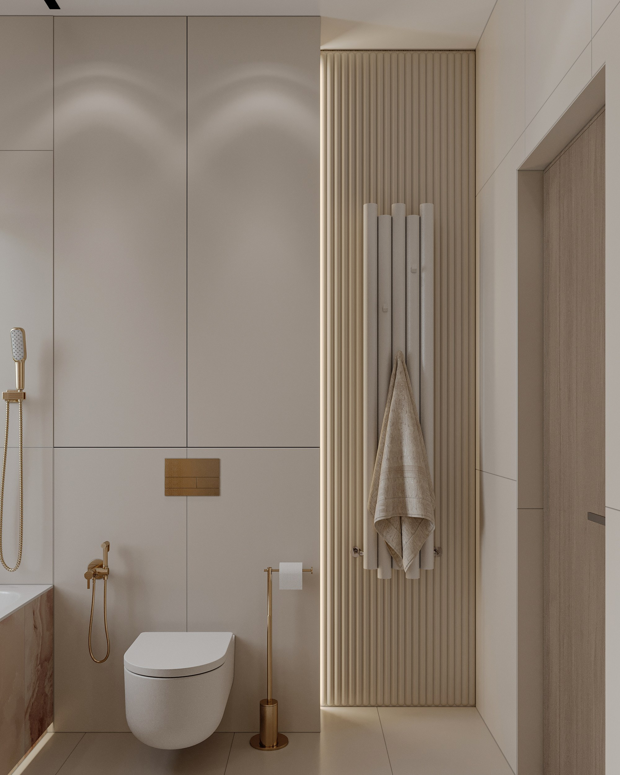 Визуализация загородного дома (интерьерная). Королёва Анастасия | 3D визуализатор