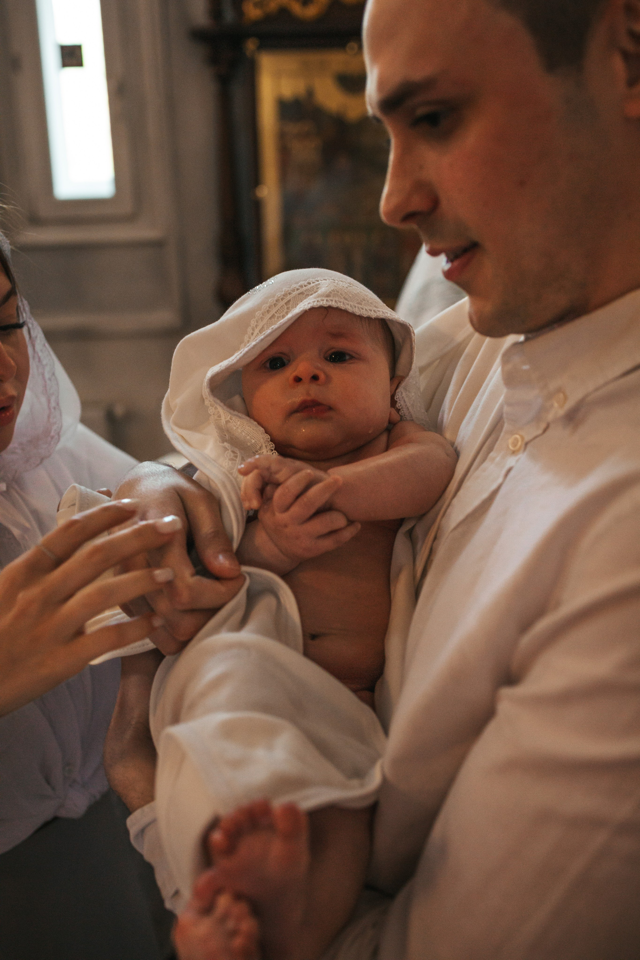 Таинство Крещения (Макар). Фотограф новорождённых Newborn Москва