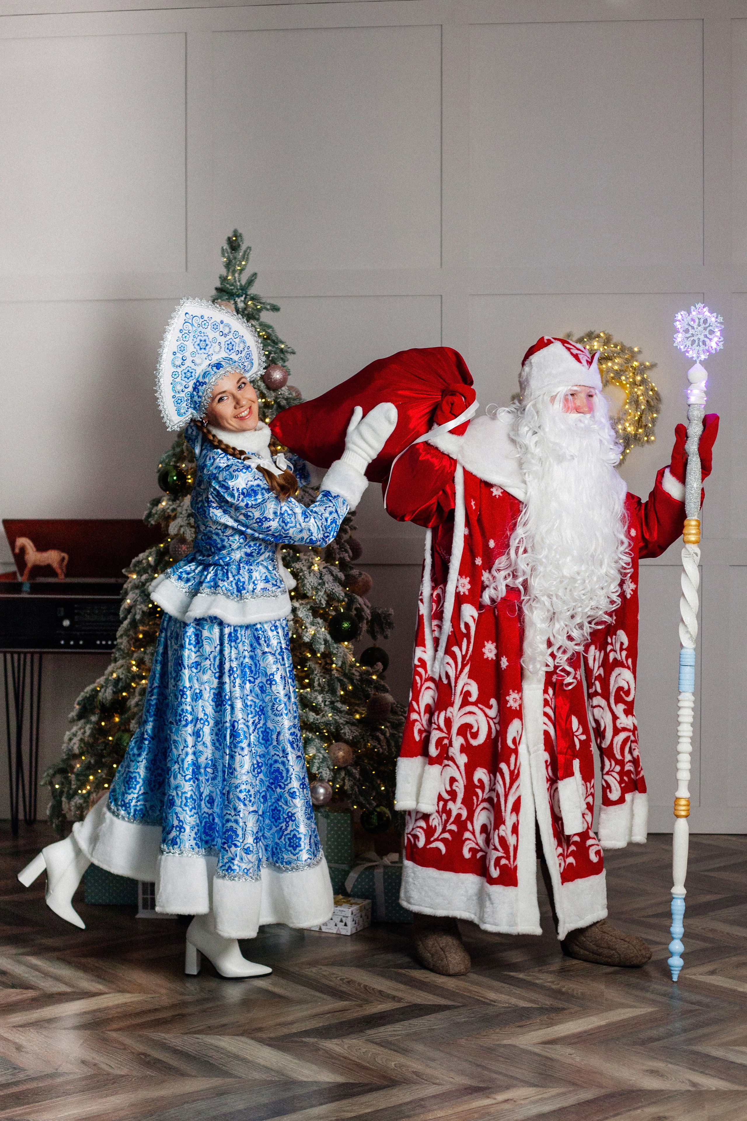 Дед Мороз и Снегурочка. Портретный, семейный, свадебный фотограф в Брянске Маргарита Василькова