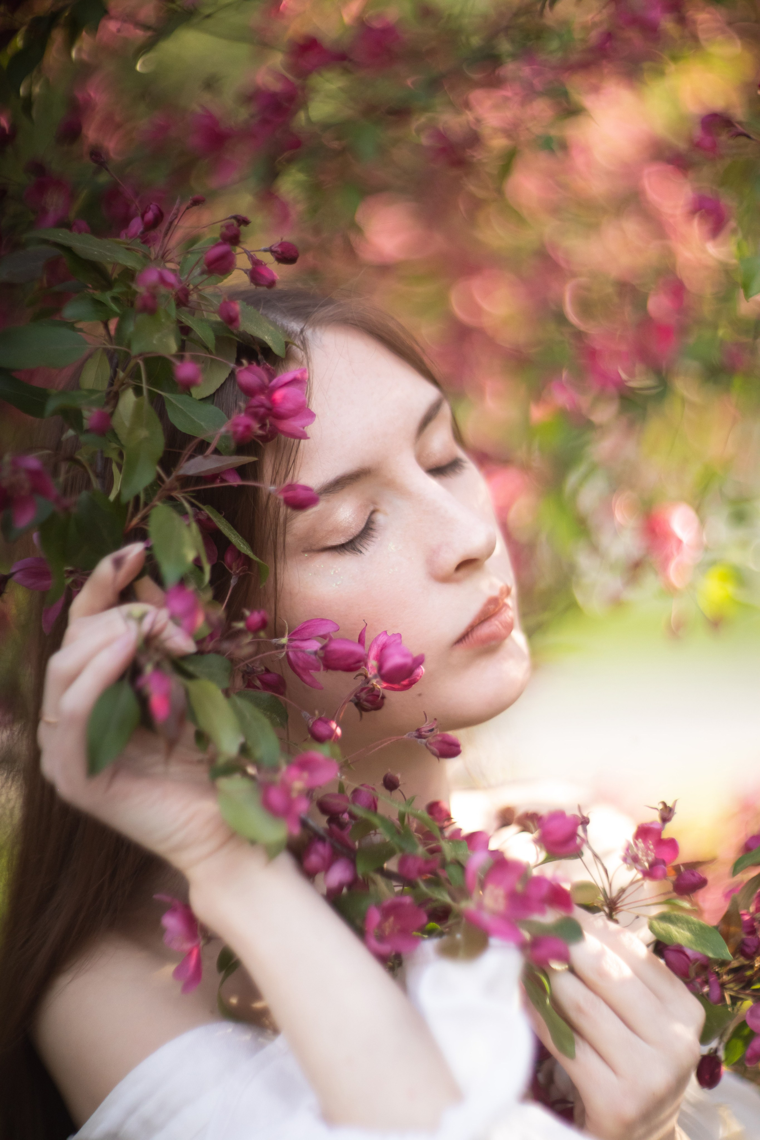Пикник в розовых яблонях. Юлия Башкатова, сказочный фотограф, Москва