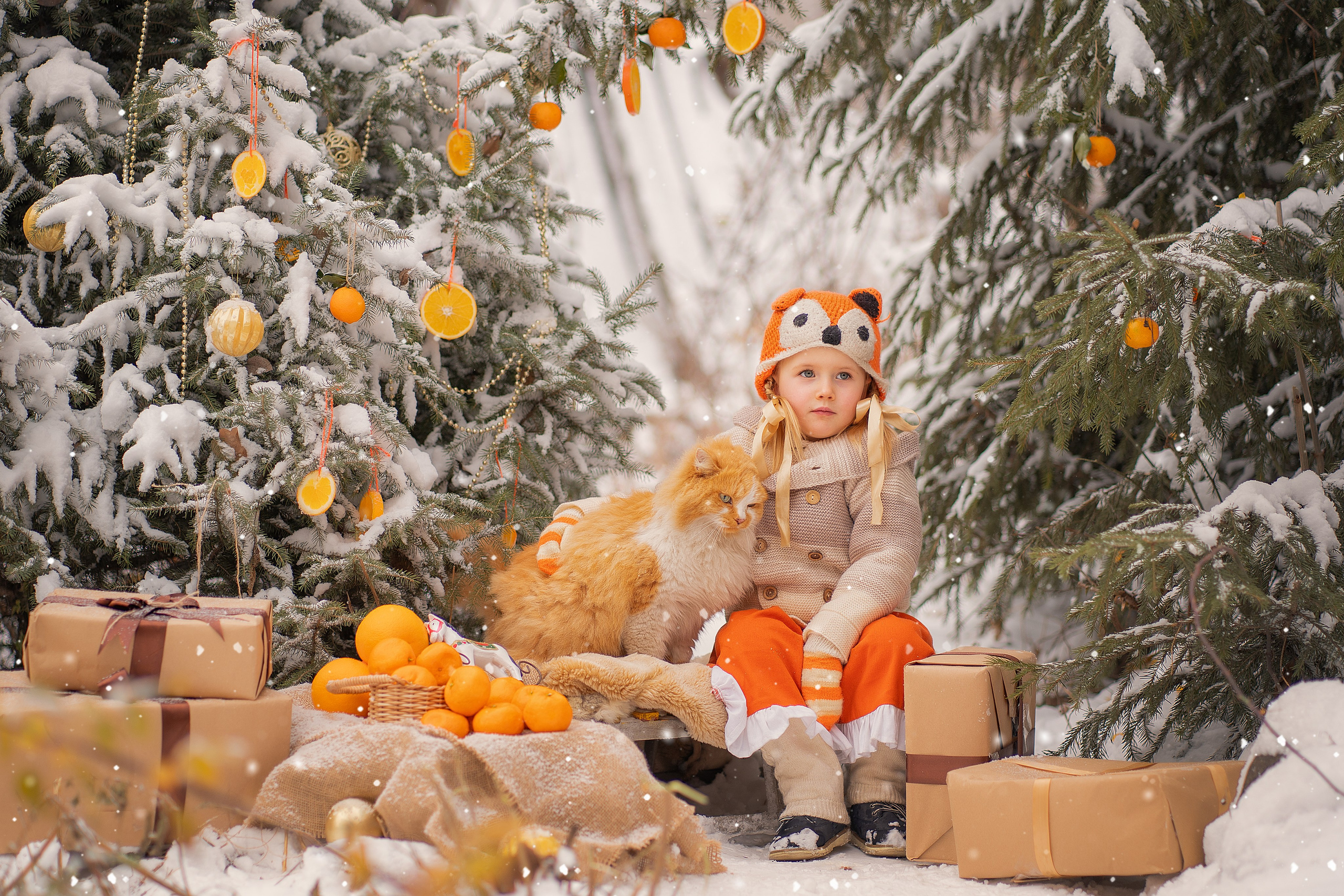 Детские новогодние и рождественские фотоистории. Детский и семейный фотограф в Москве и Подмосковье Настя Наумова