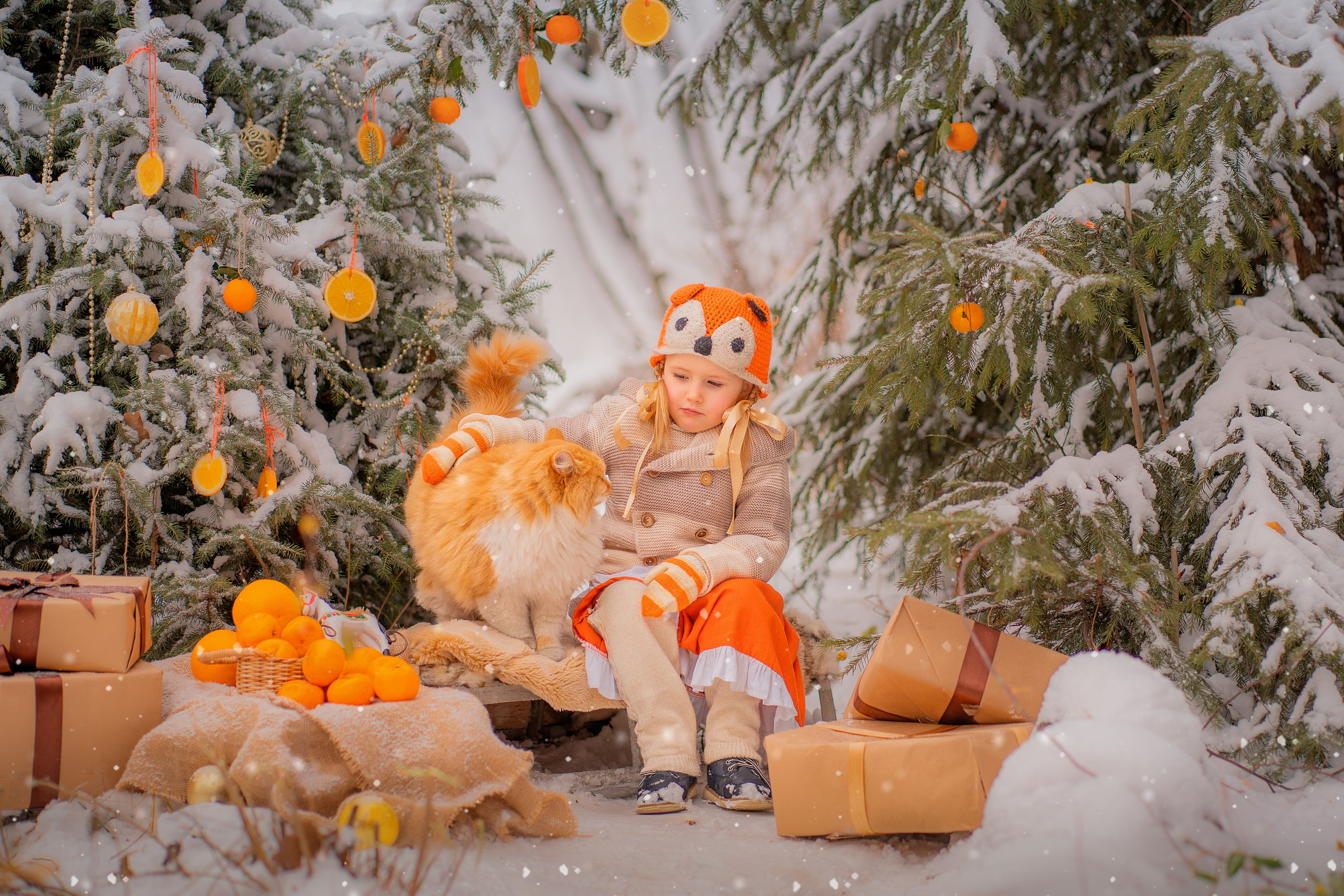 Детские новогодние и рождественские фотоистории. Детский и семейный фотограф в Москве и Подмосковье Настя Наумова