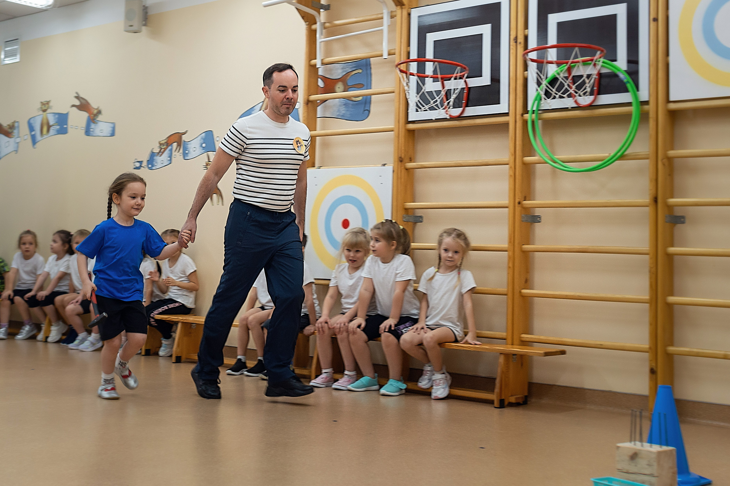 День пап в детском саду_2024. Семейный фотограф в Санкт-Петербурге