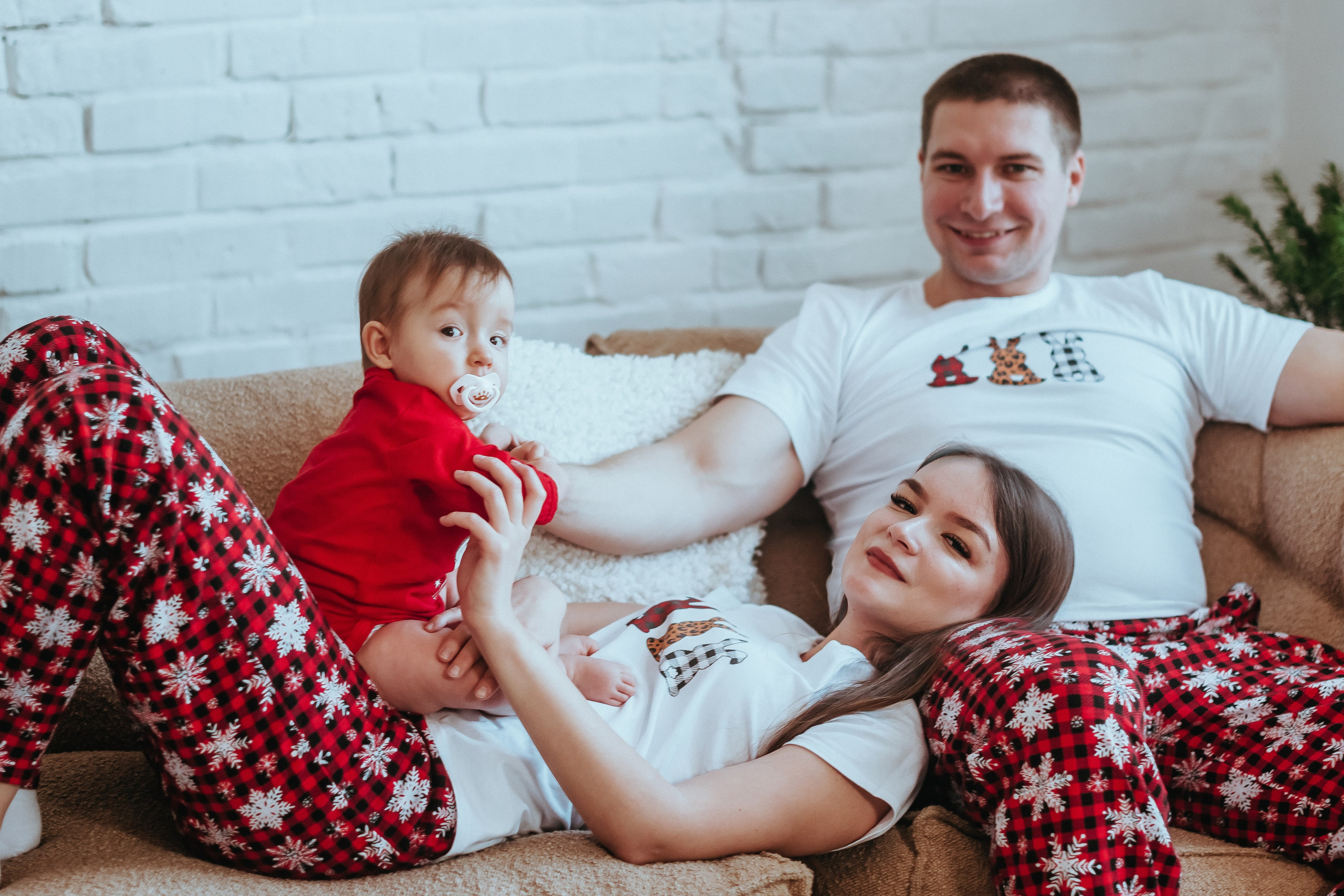 Новогодняя семейная фотосессия Кемерово