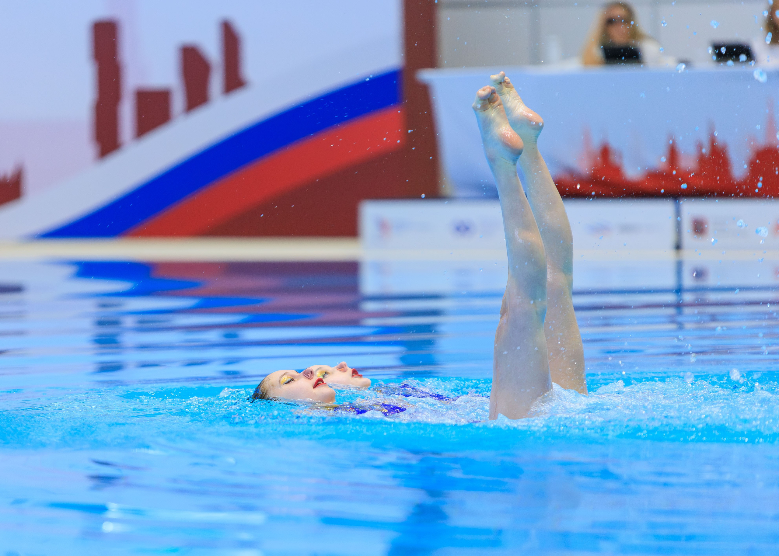 Первенство России по синхронному плаванию дуэт  — техническая программа. Выпускные альбомы и школьный фотограф в Подольске, Троицке, Щербинке, Москве и Московской области
