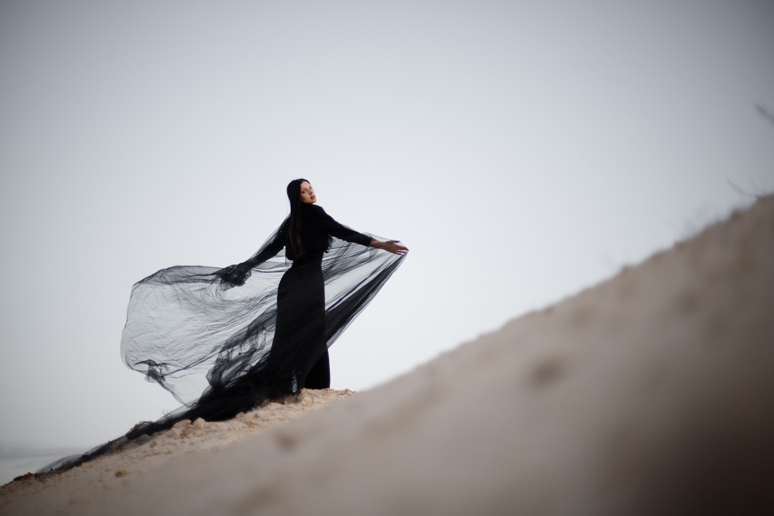 История в песчаном карьере. Фотограф в Волгограде