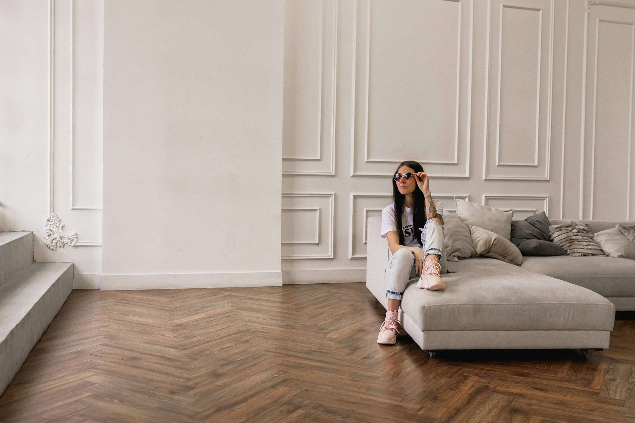 Анна в студии. Свадебный и семейный фотограф из Санкт-Петербурга Климов Анатолий