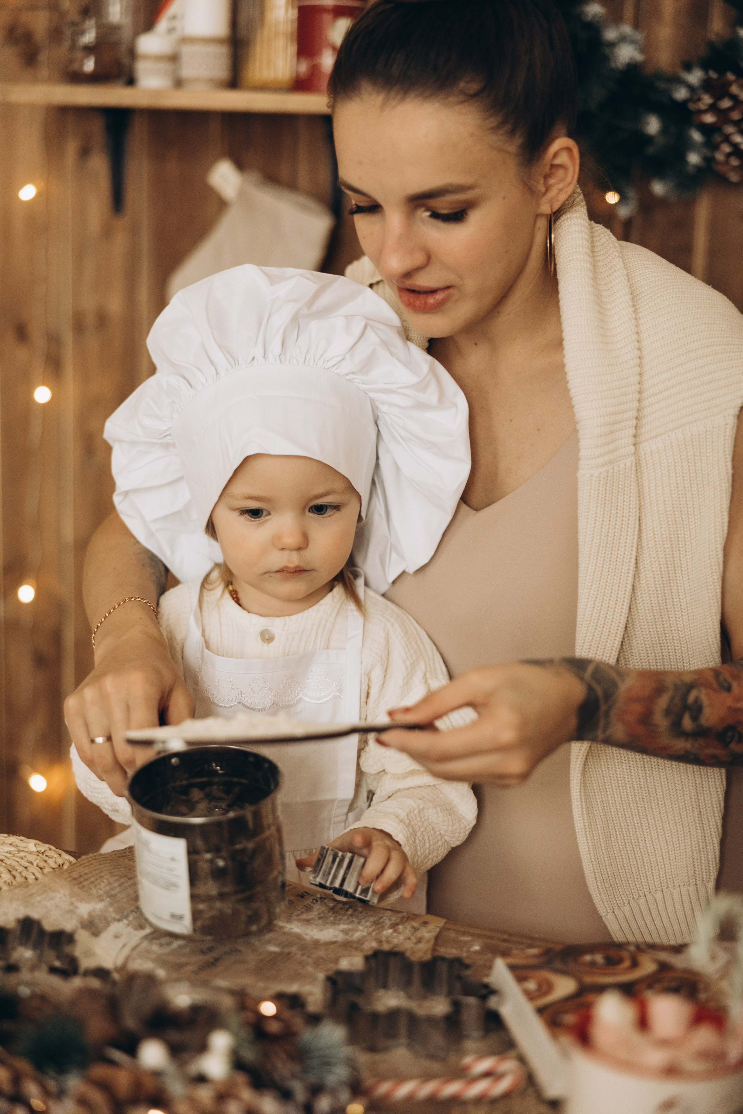 Ольга и Мирослава НГ. Семейный фотограф в Москве Виктория Ястребинская