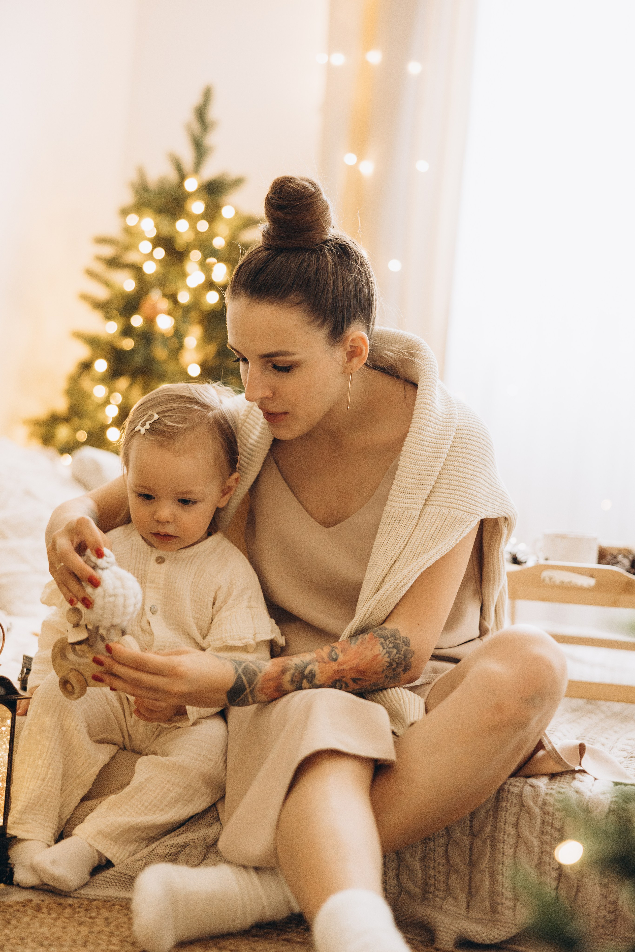Ольга и Мирослава НГ. Семейный фотограф в Москве Виктория Ястребинская