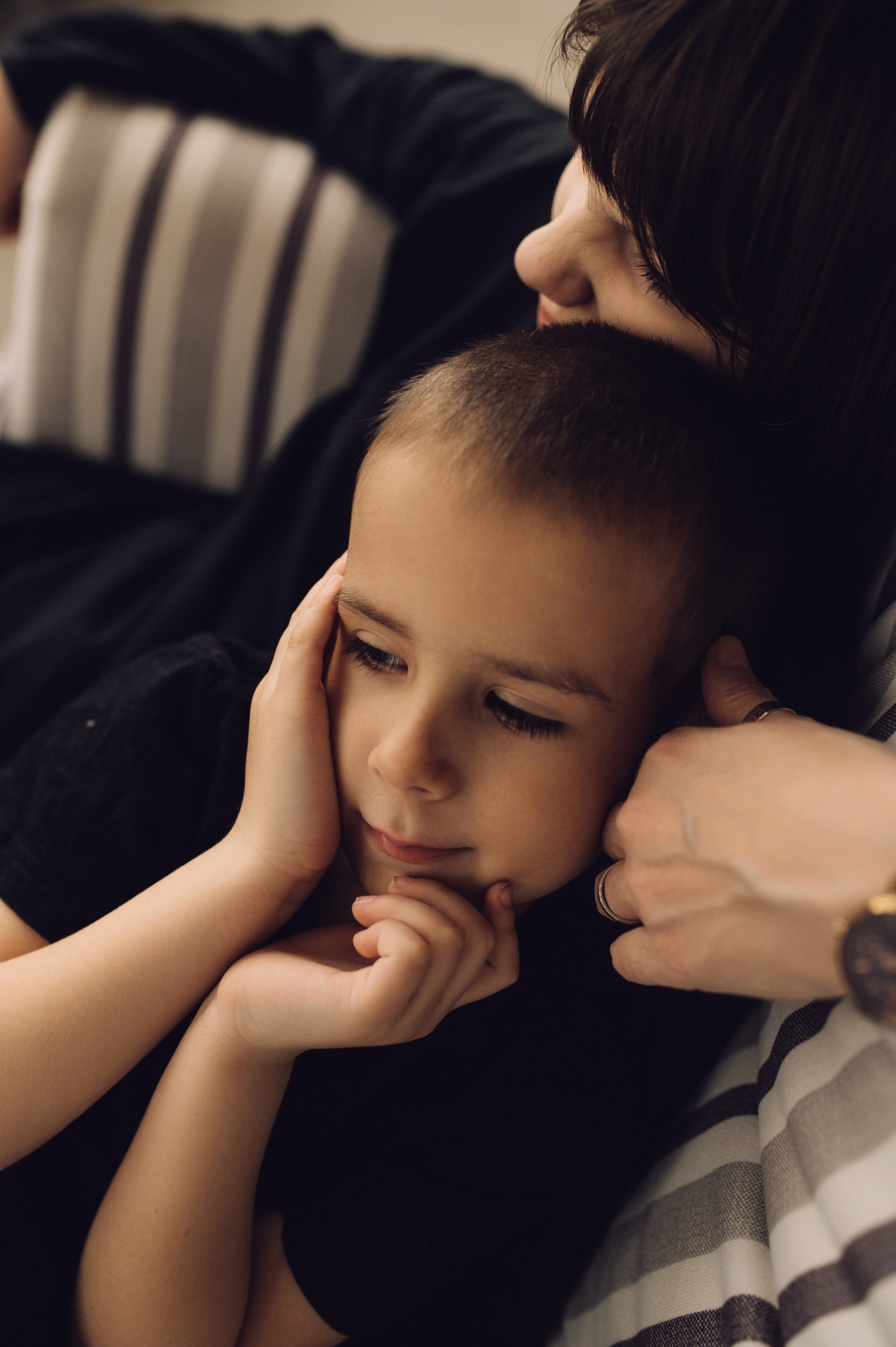 Наташа, Маша и Ванюшка. Фотограф Мария Стрелкова