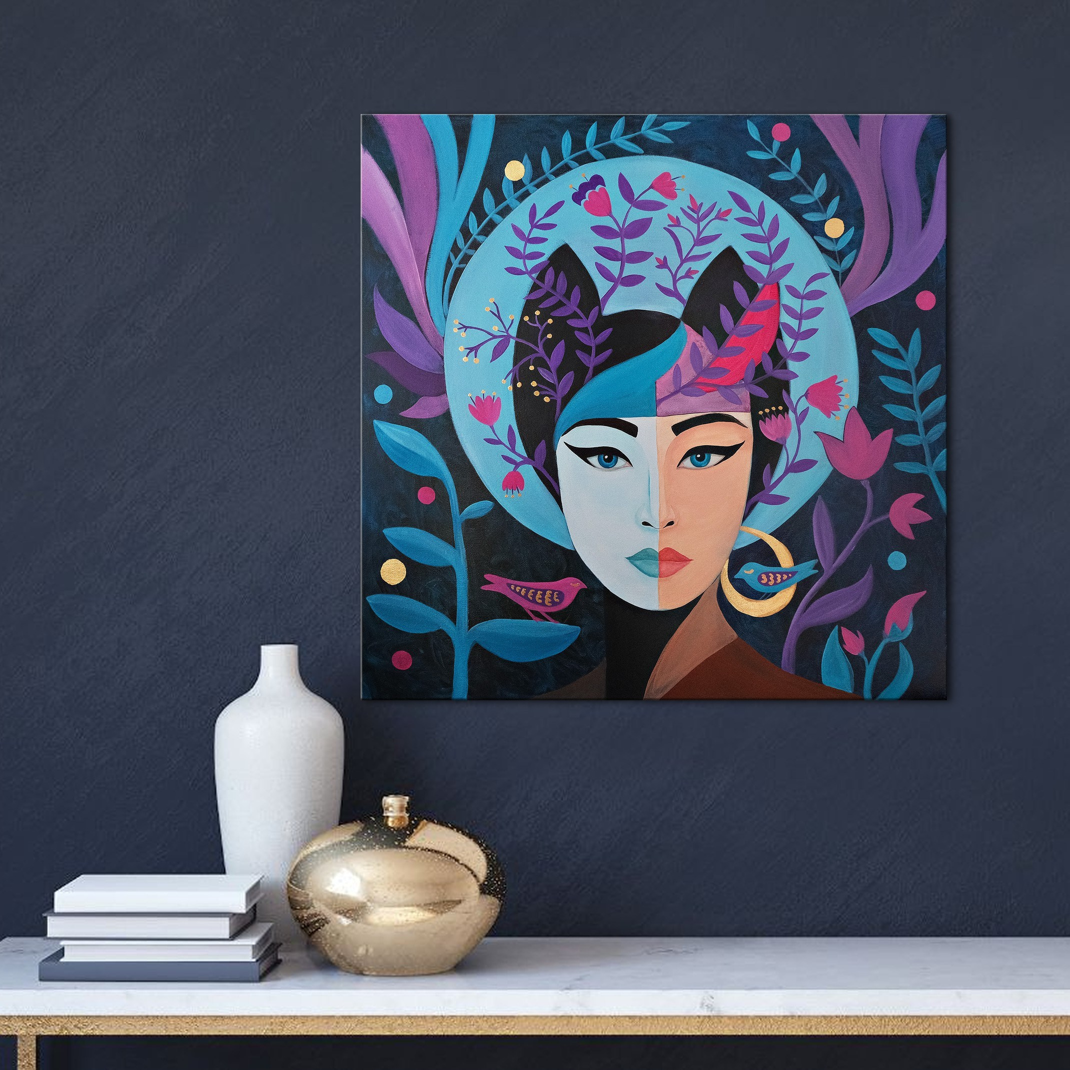 ПОЛНОЛУНИЕ. Художник Анастасия Кисткина, Петербург