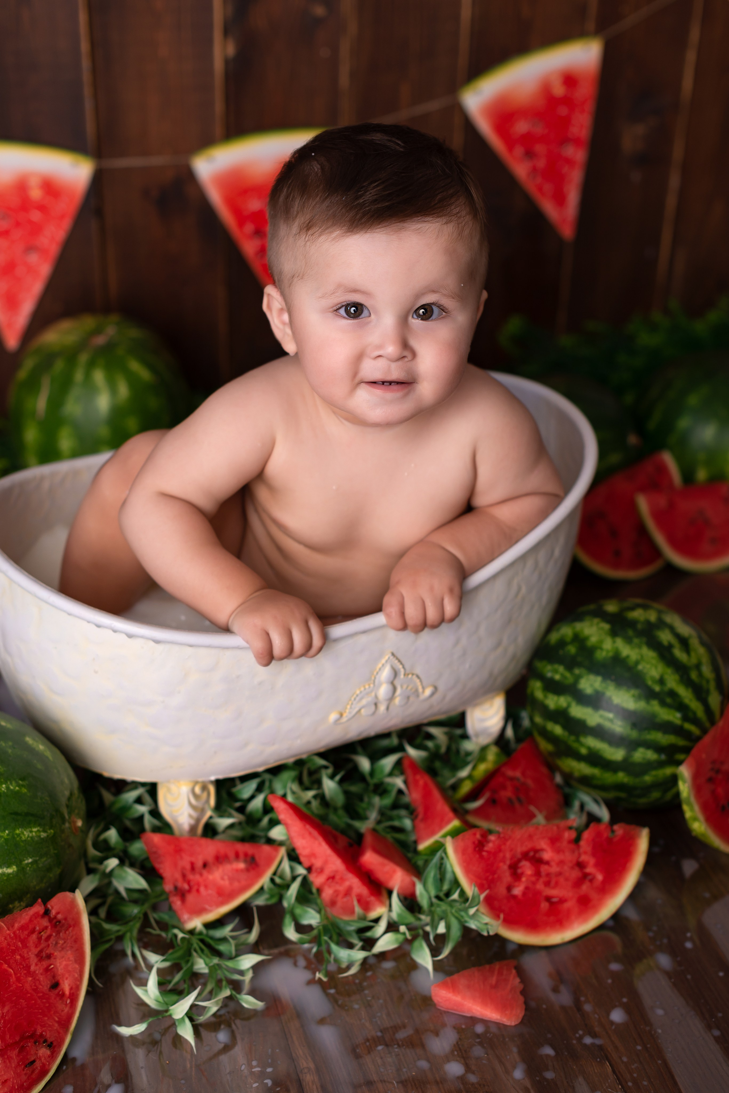 Фотосессия малыша в ванночке. Детская фотостудия «Мандаринка» | Детский фотограф Краснодар