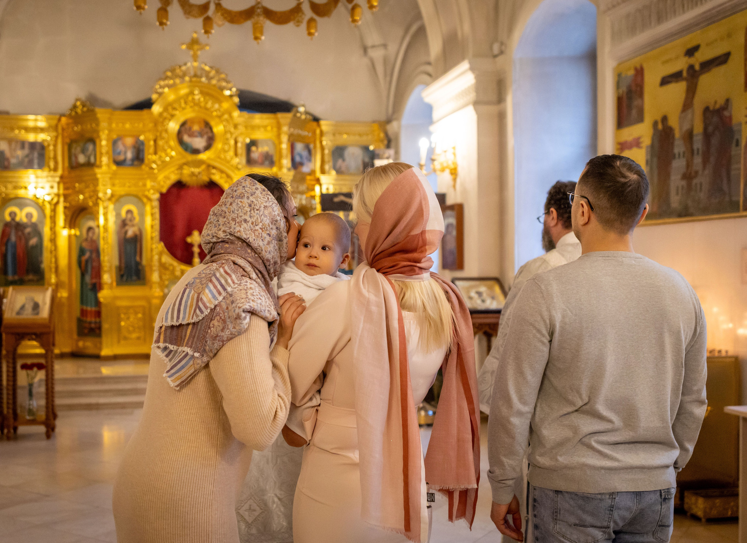 Таинство крещения Алексея. Семейный и детский фотограф Анна Петракова