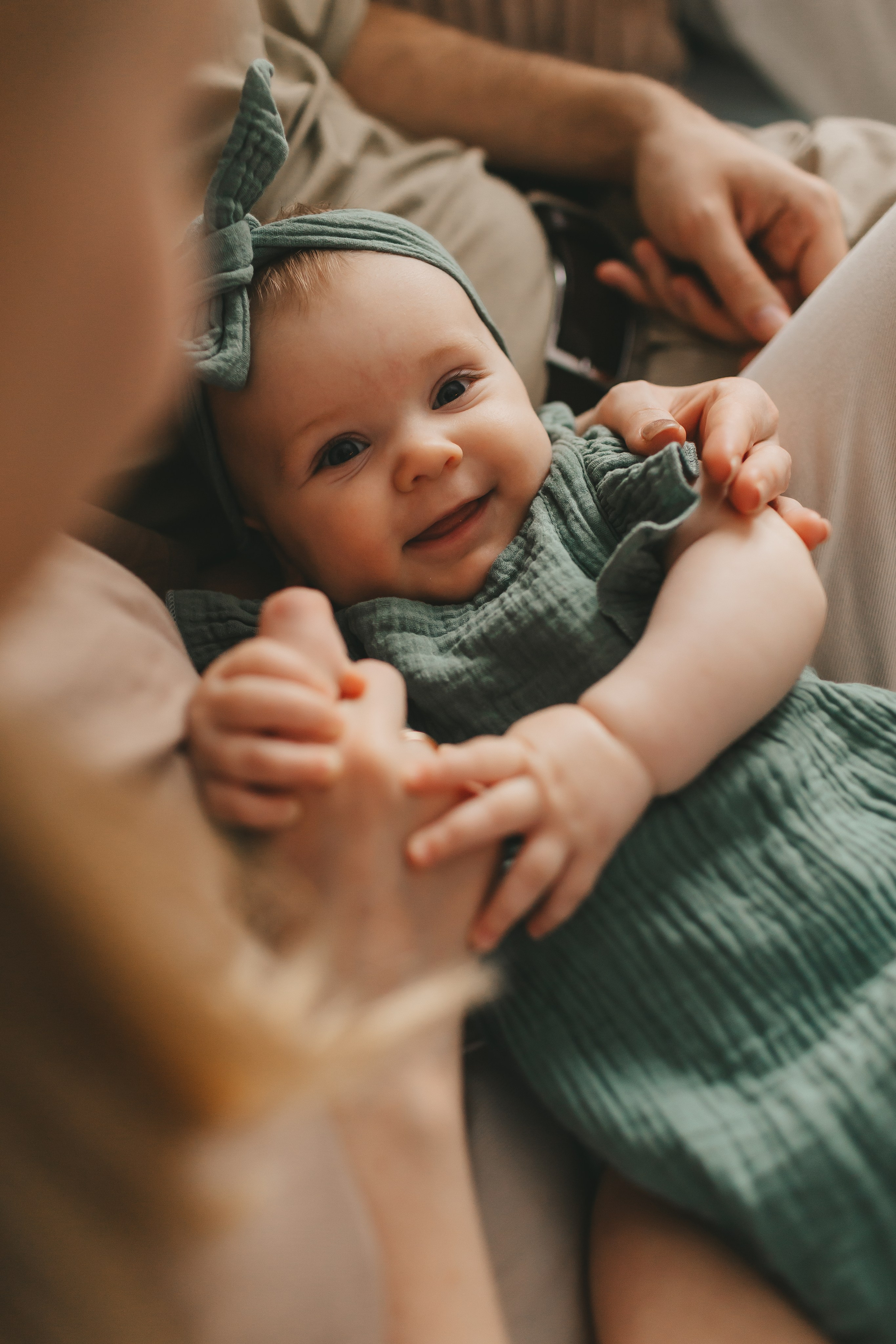 Женя, Юля и Вероника (домашняя фотосессия). Семейный и детский фотограф и видеограф в Москве, Дрокина Наталья