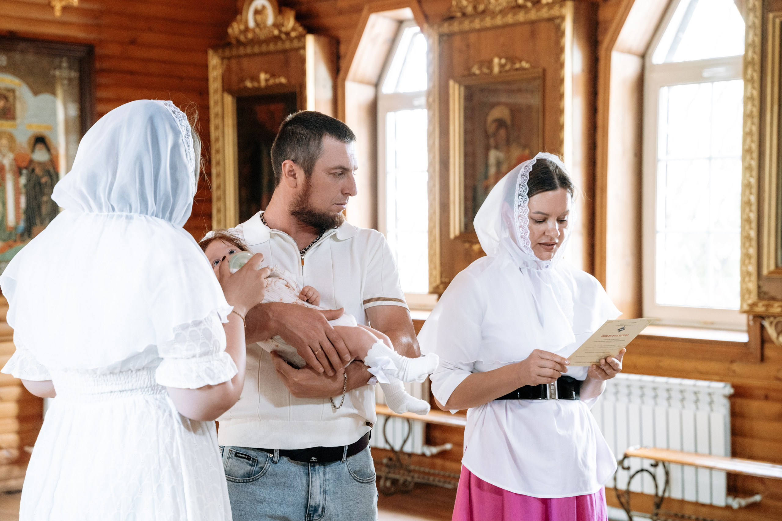 Крещение малышки. Семейный и свадебный фотограф в Ульяновске Арина Авдеева