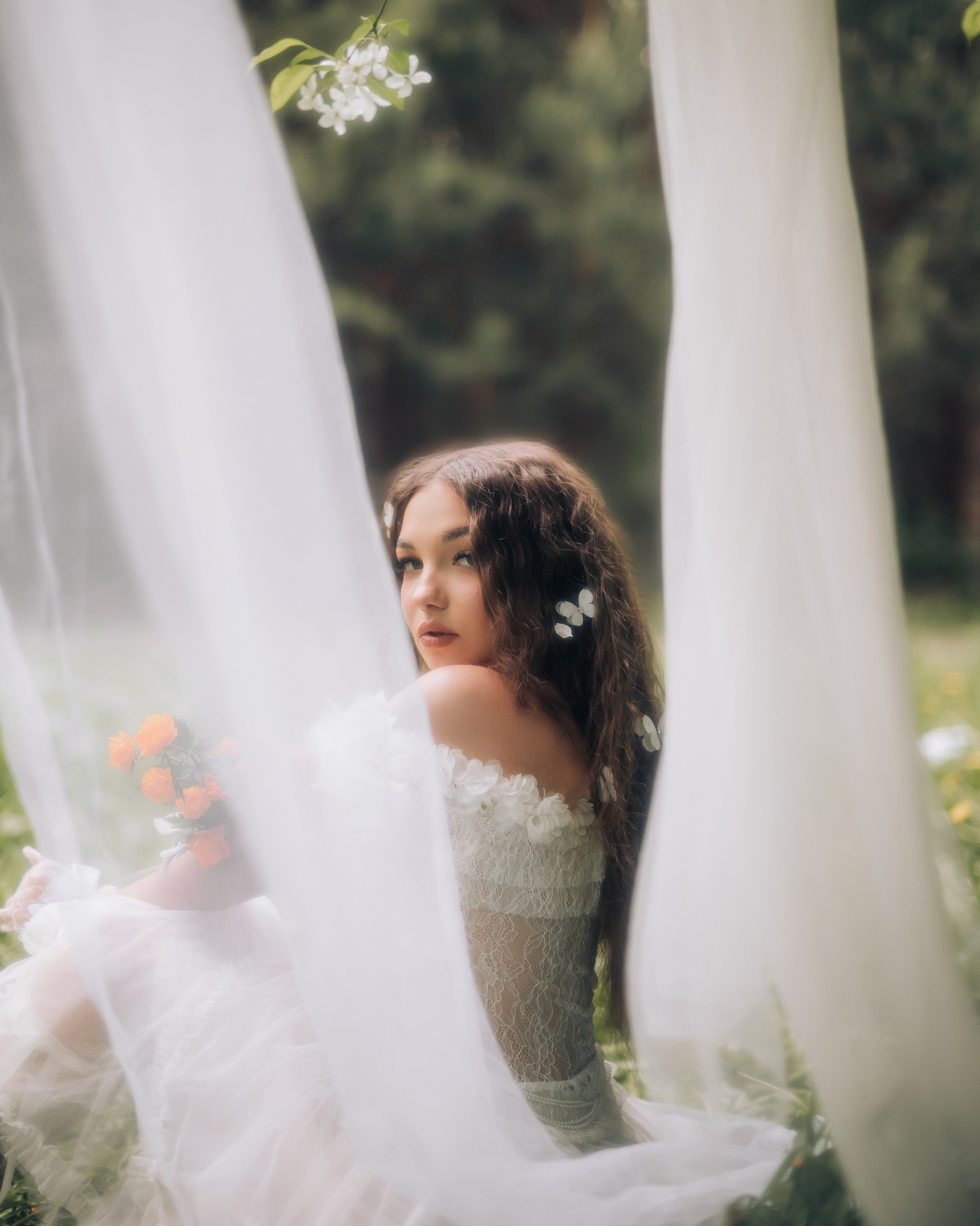 Фотосессия в цветении в Кузбасском парке г. Кемерово