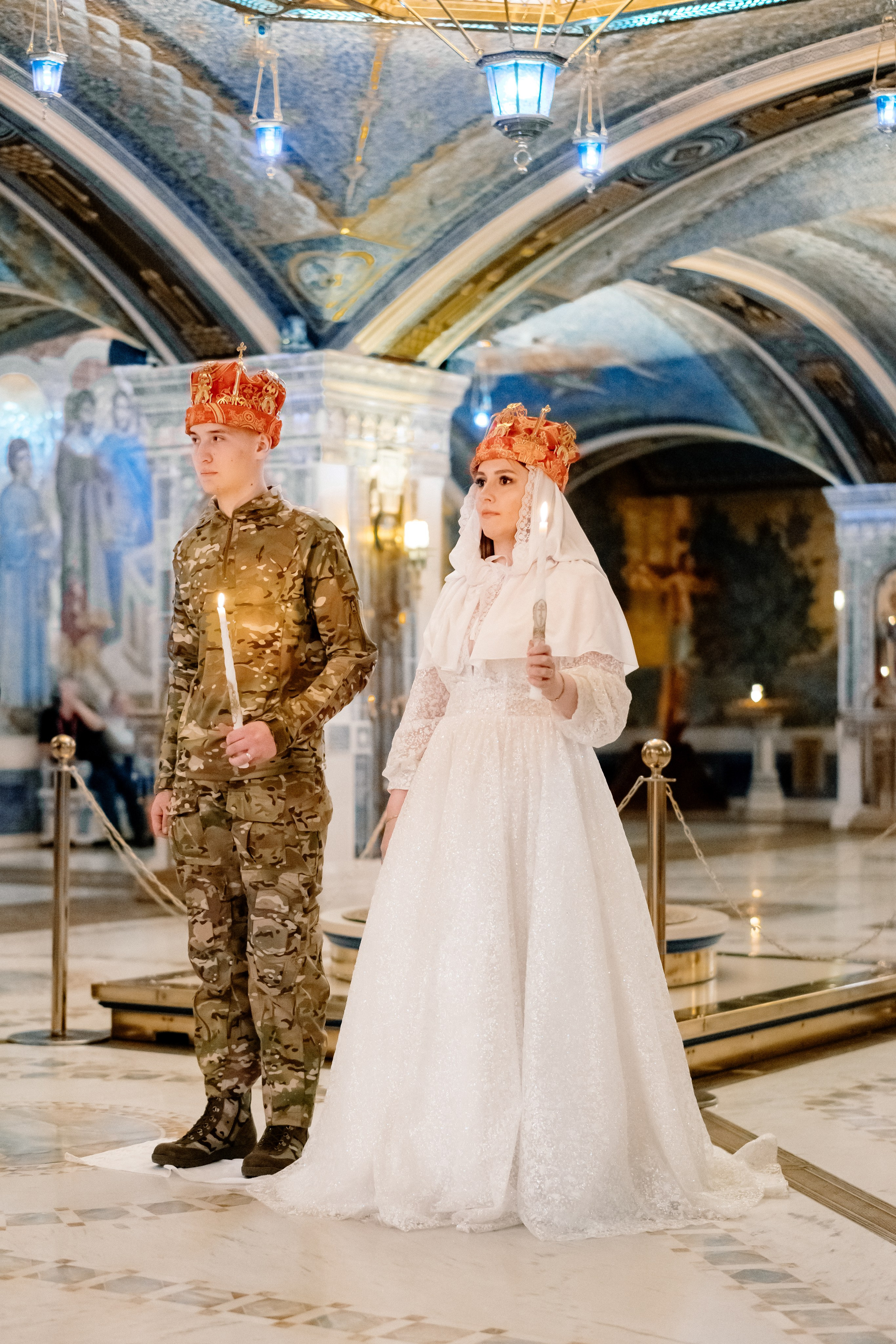 Венчание в Главном храме вооруженных сил (Патриот). Семейный фотограф Одинцово Москва Наталия Черенкова