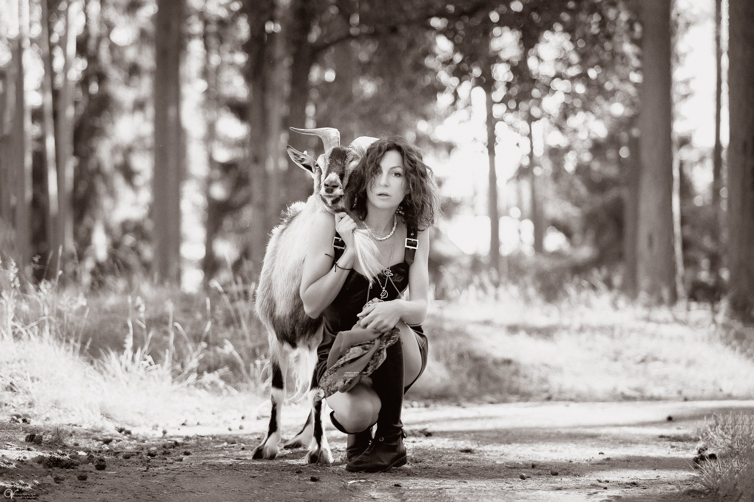 Марго и Козел. Фотограф женский и мужской портрет Санкт-Петербург