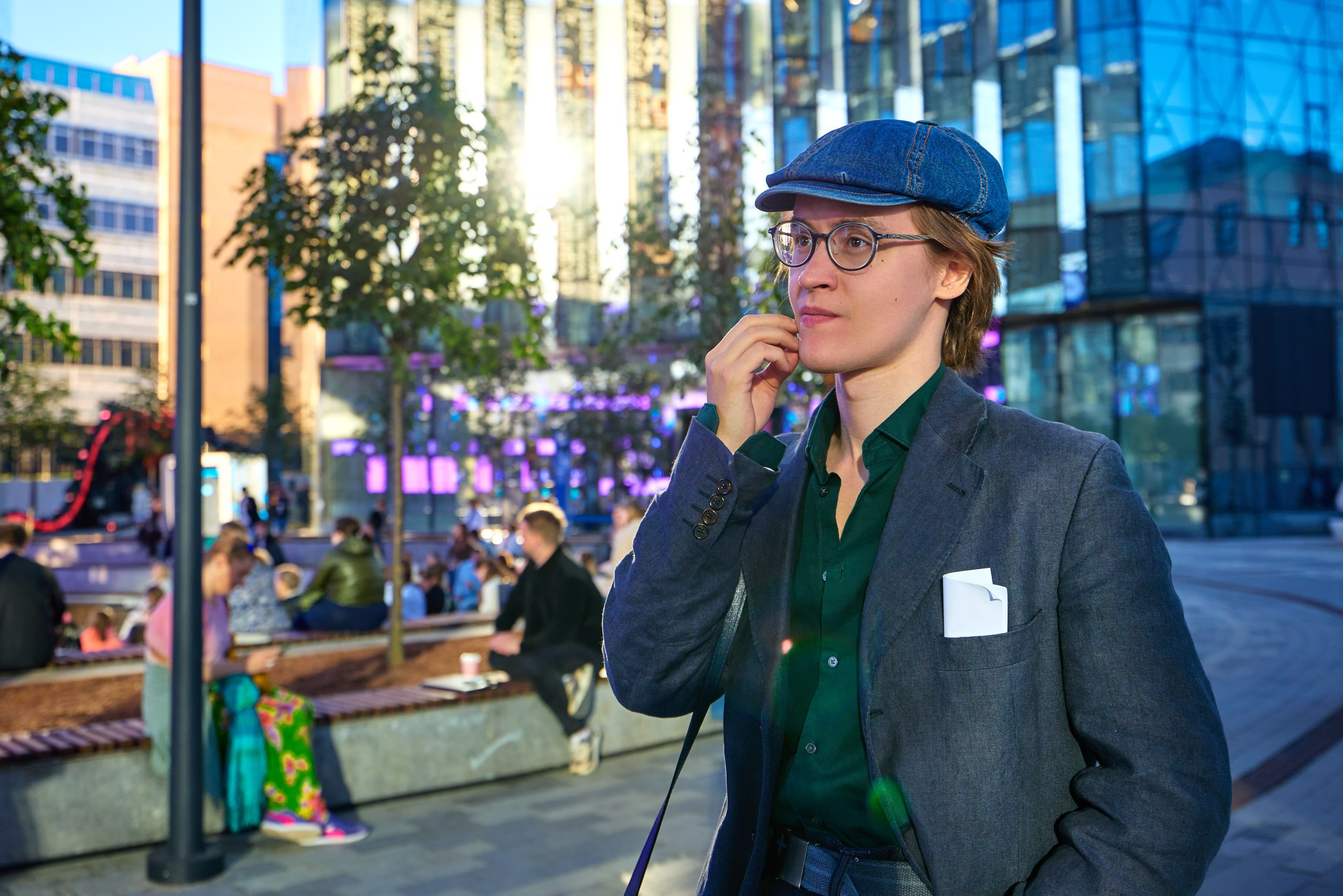 Съемка встречи в городском пресс-центре Москва