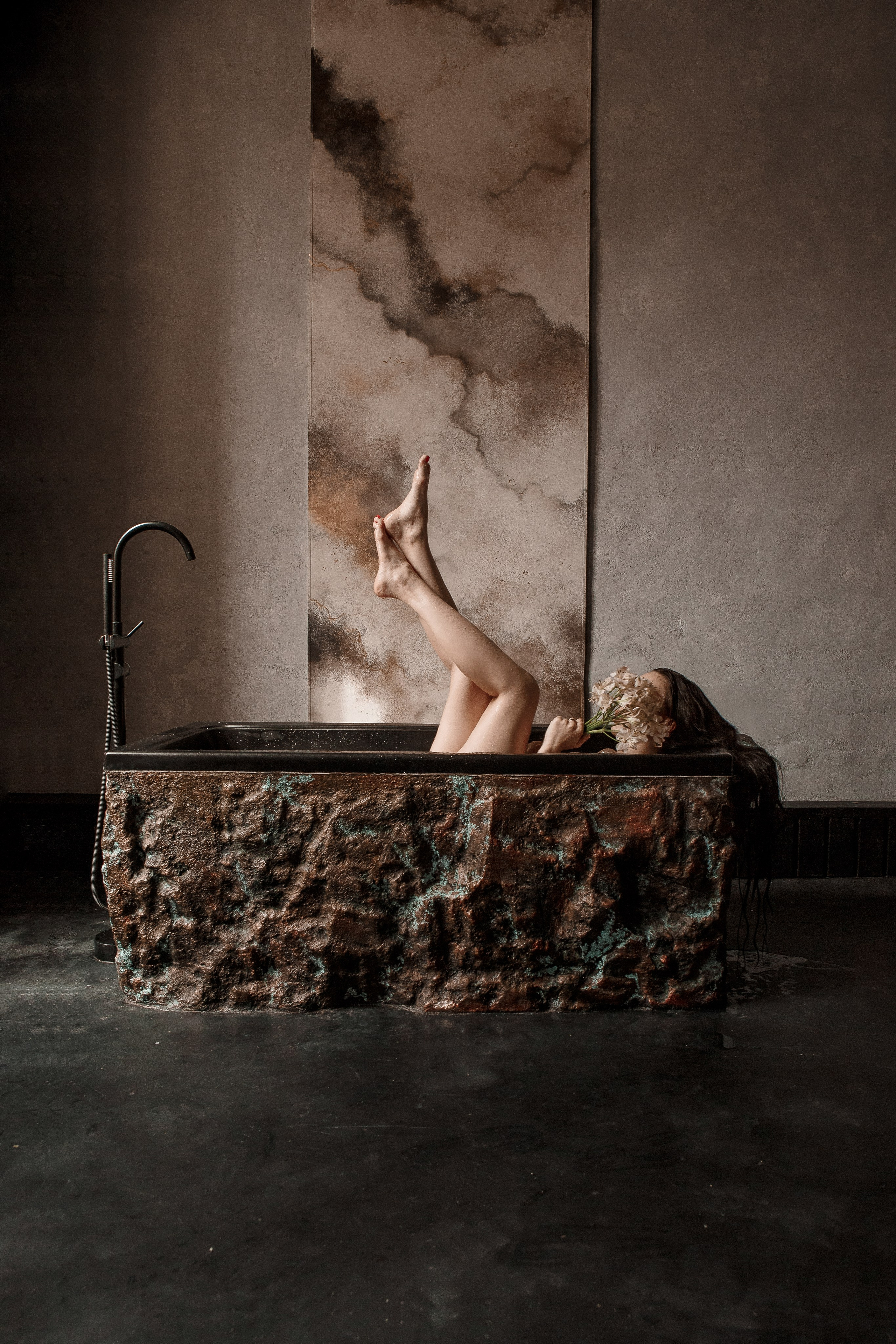 Черная ванная. Фотограф Екатерина Голицына