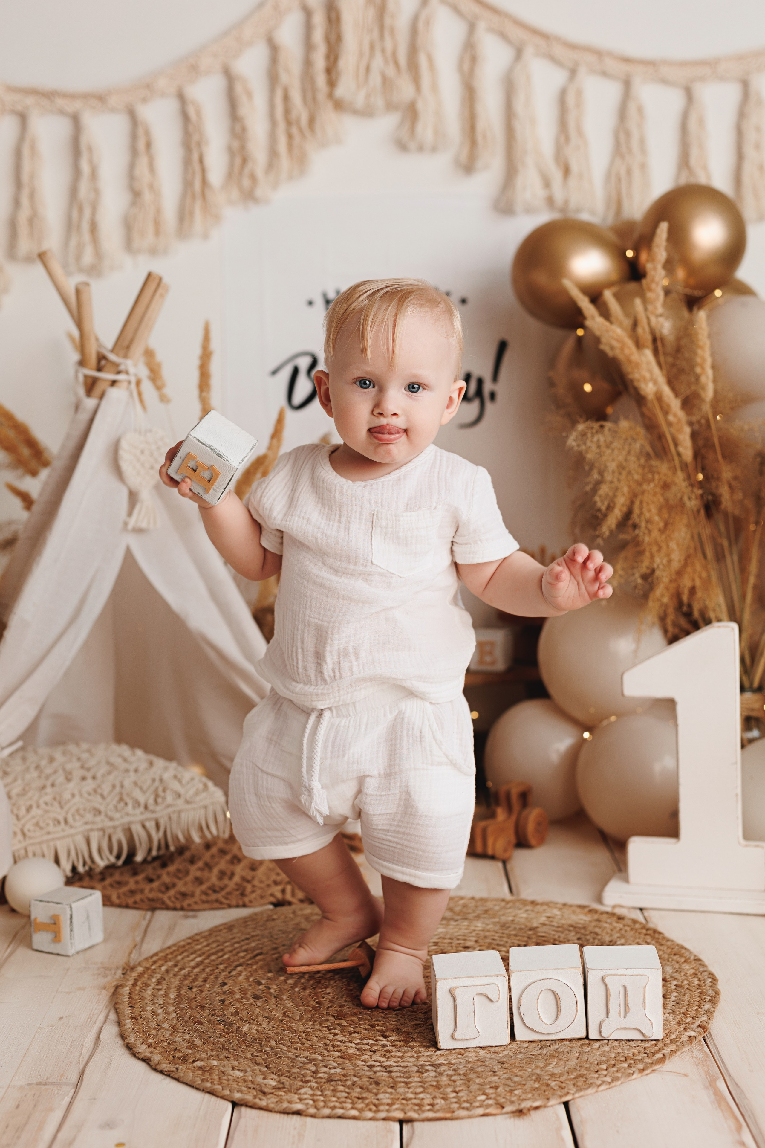 фотосессия первого годика в Краснодаре, детский фотограф 