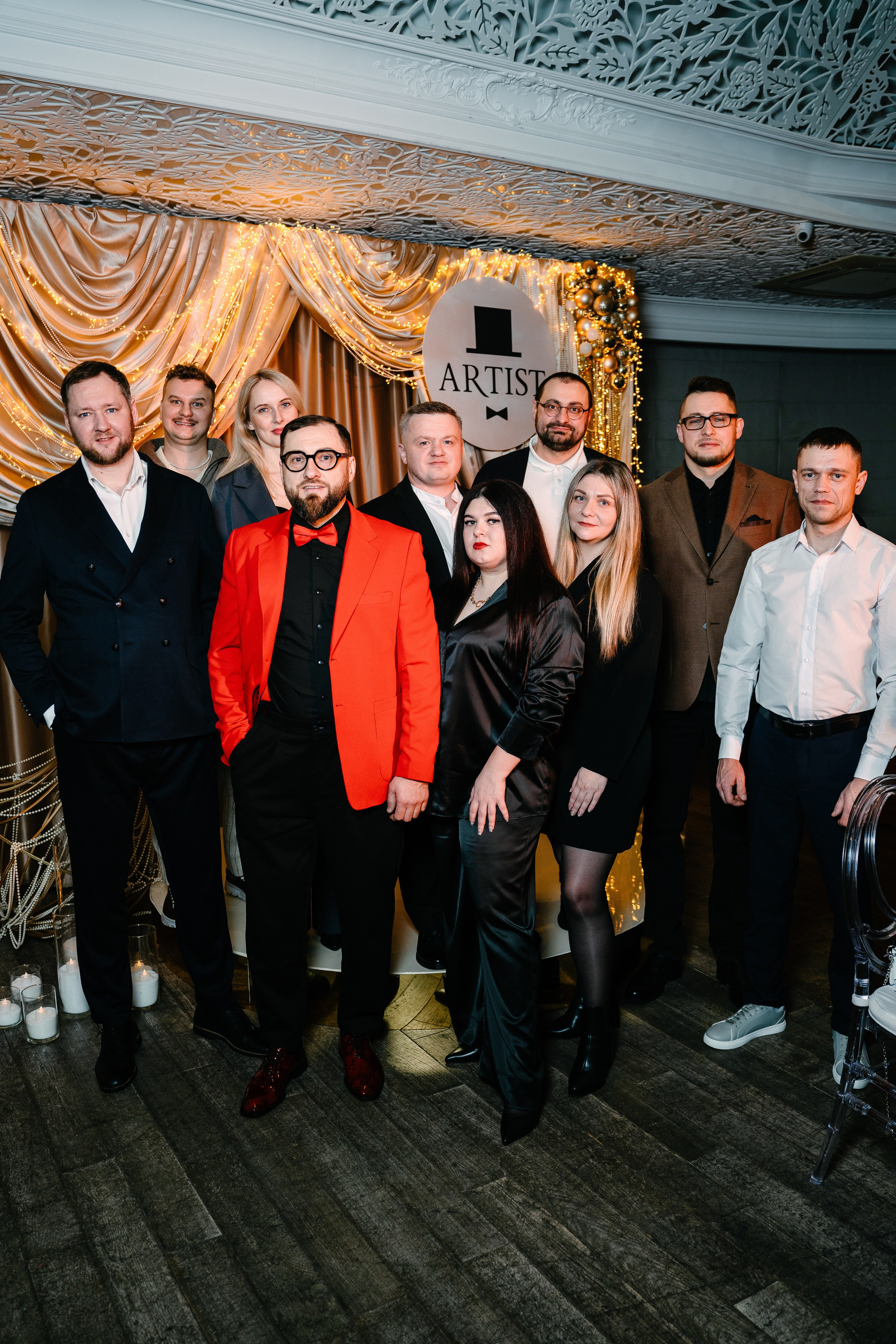 Новогодний вечер в Артисте. Свадебный и семейный фотограф в Воронеже Анастасия Бойко