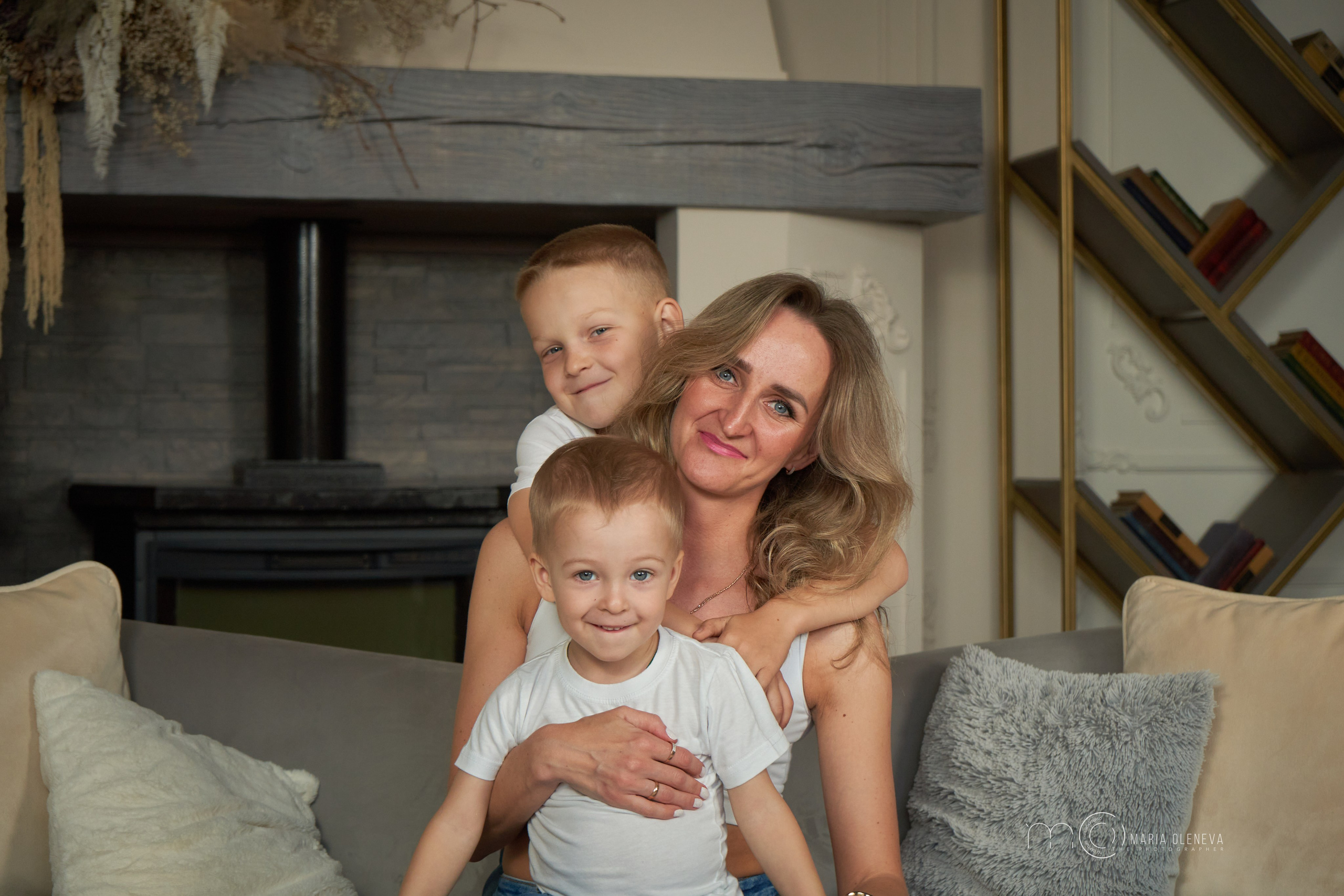 Снежно семейное. Фотограф Мария Оленева