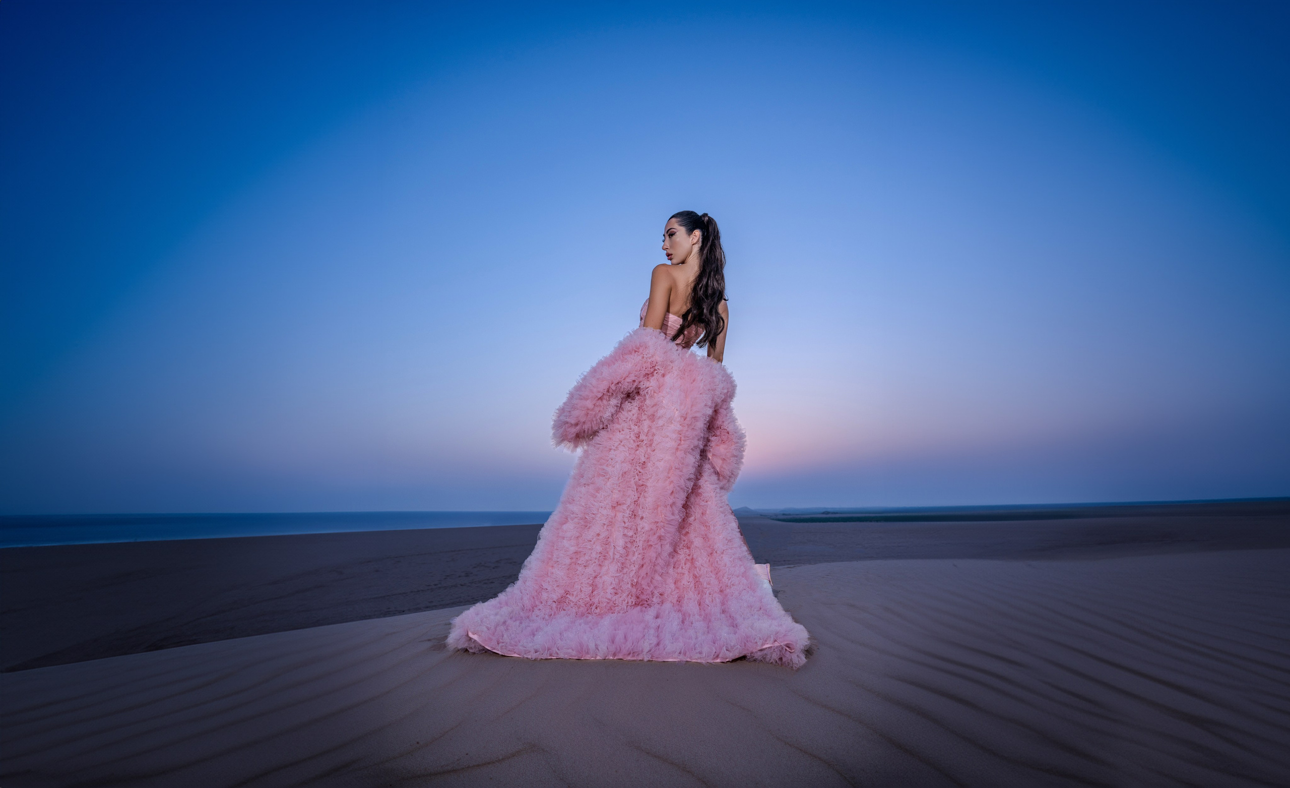 Pink desert Marshmallow. Коммерческий фотограф Москва /Дубай, эксклюзивные фэшн фотосессии