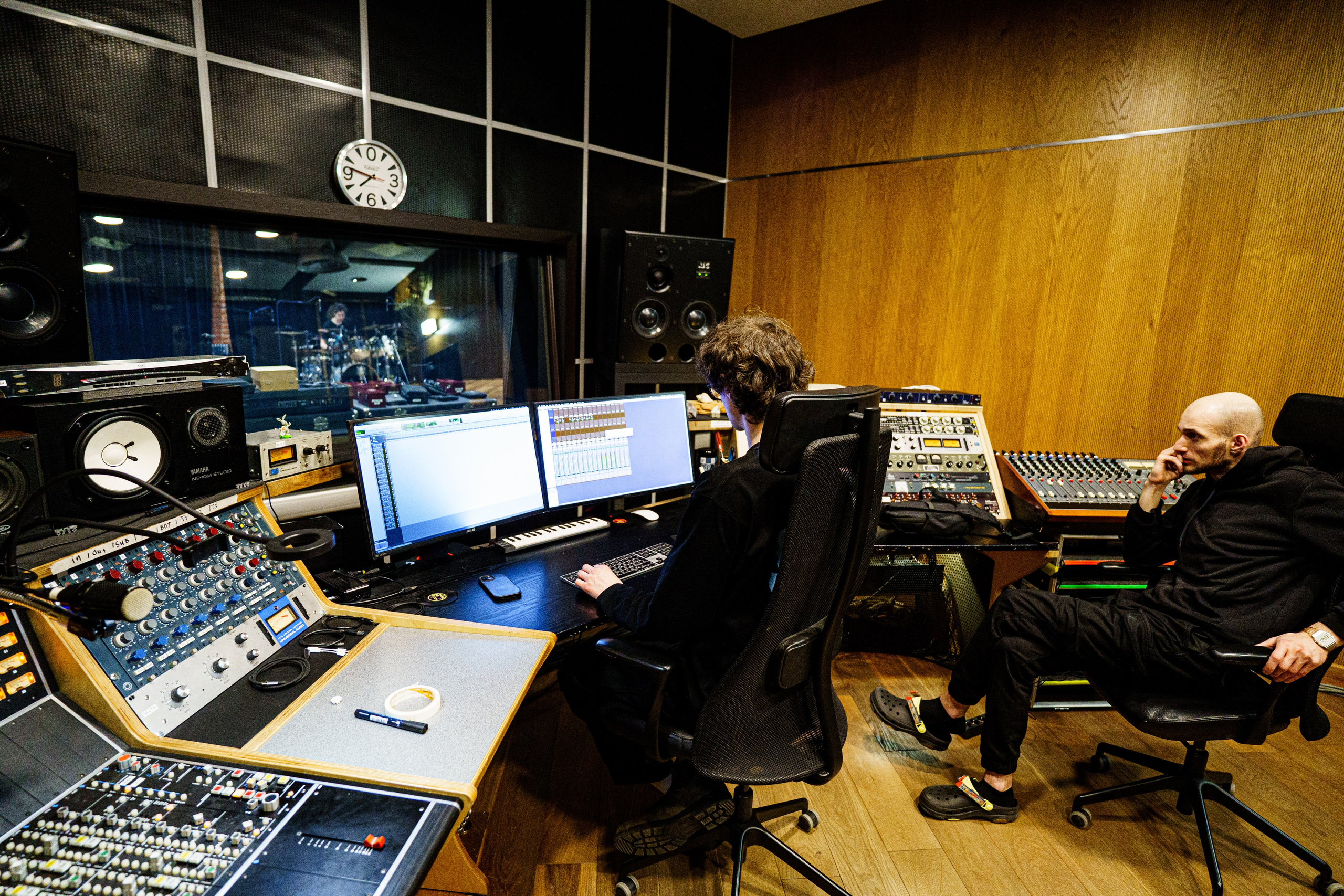 Нейрополис. Запись альбома на студии Добролёт. Концертный и репортажный фотограф в Санкт-Петербурге Слава Пахомов