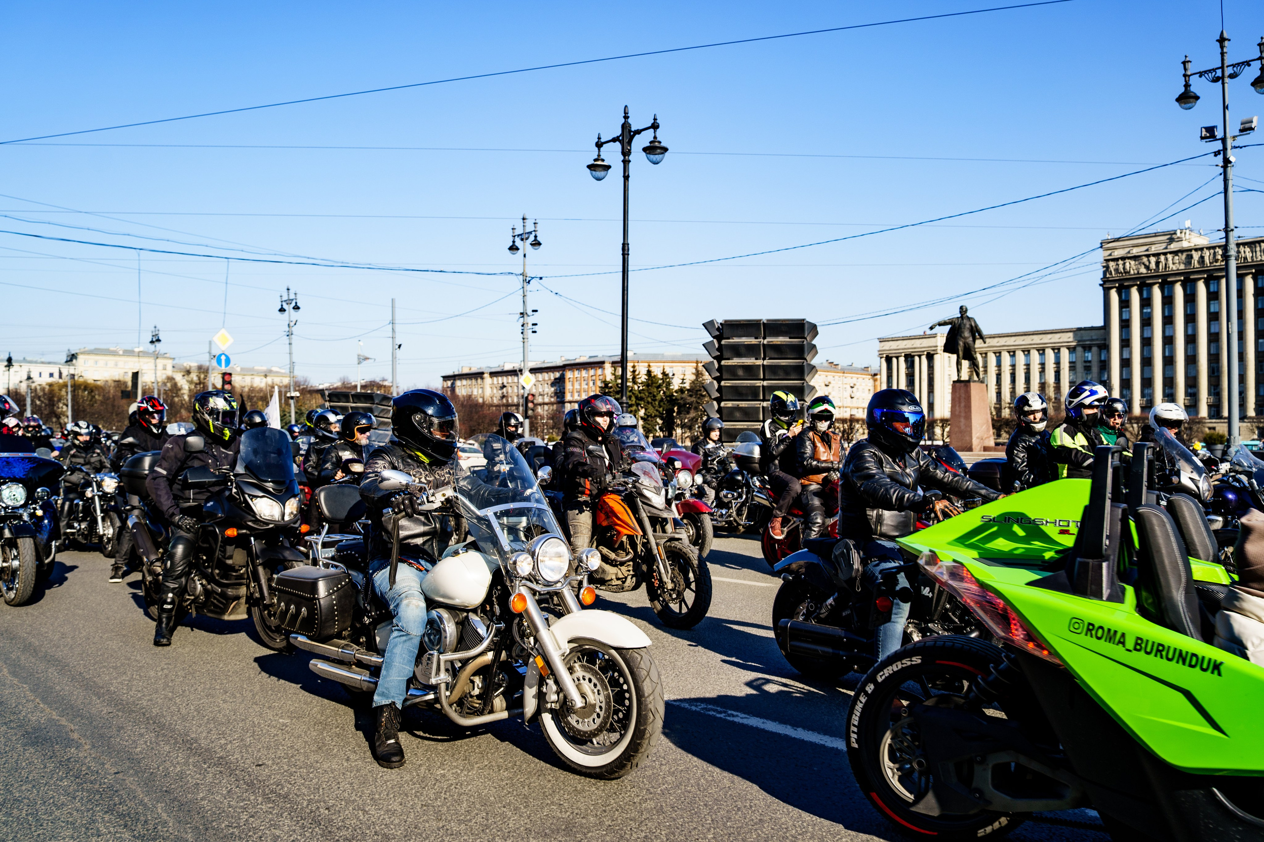 Прохват мотоклуба Norman Riders ч.1. Концертный и репортажный фотограф в Санкт-Петербурге Слава Пахомов