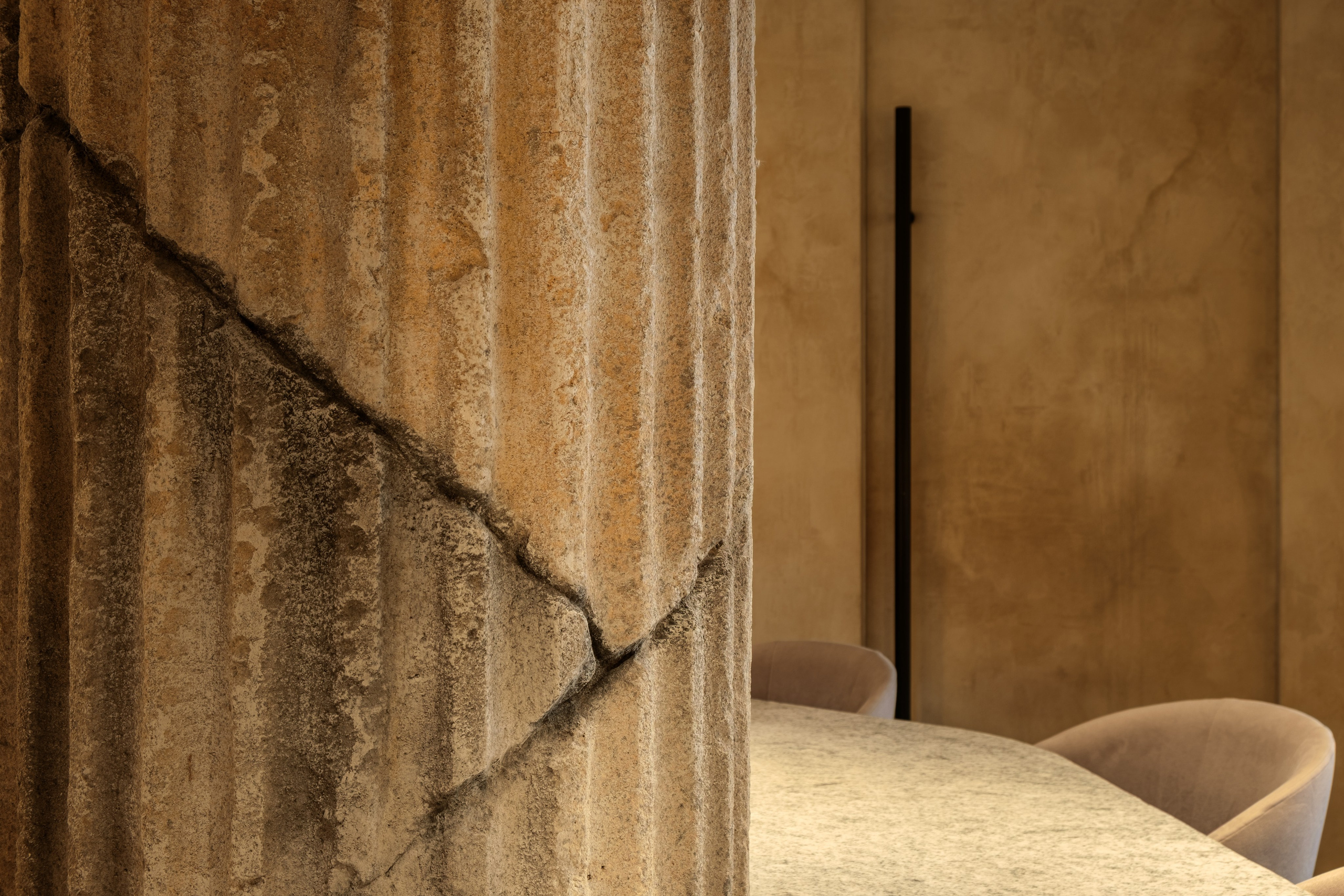 Колонна в баре Tetto