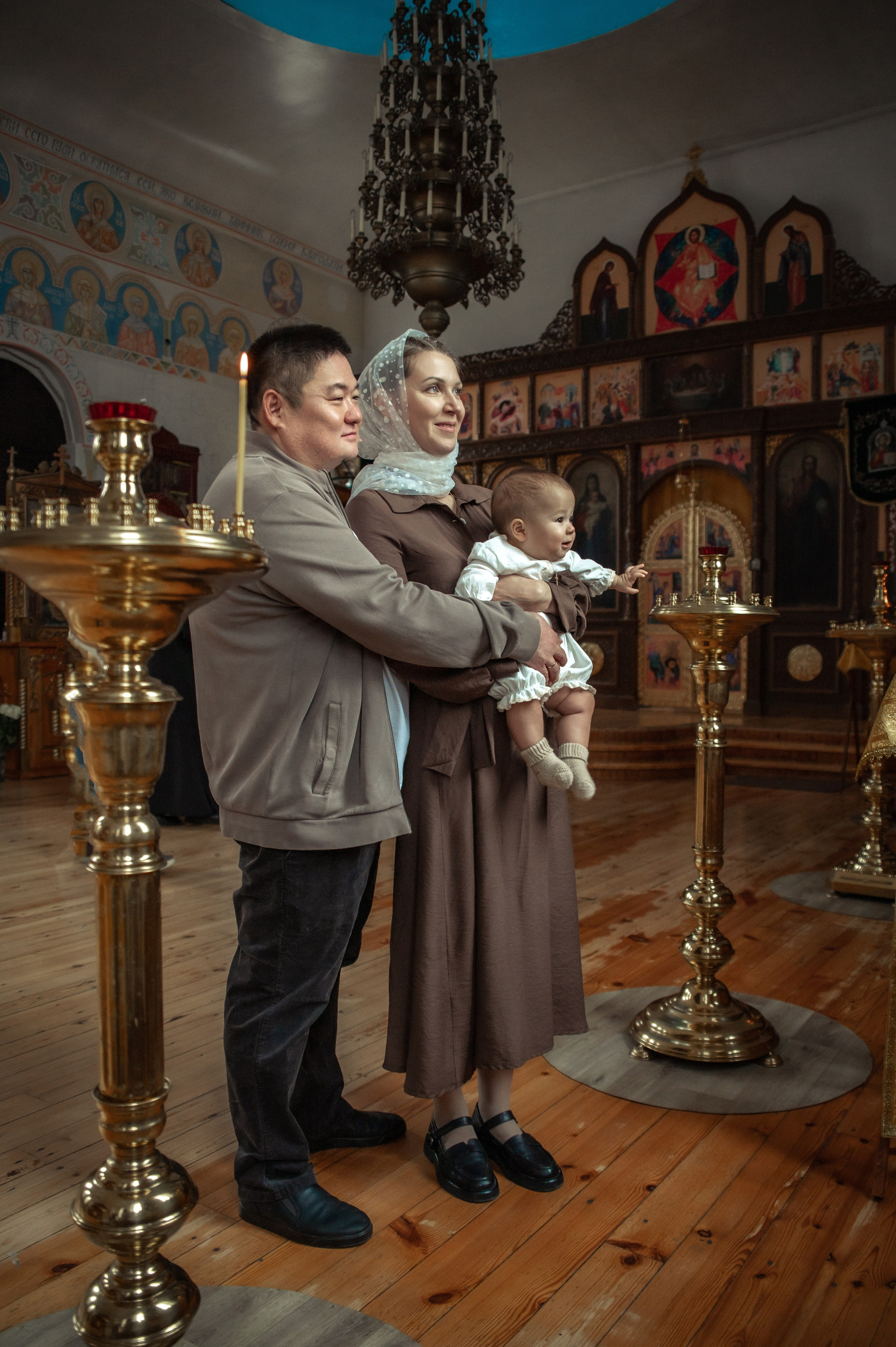 Таинство Крещения Геннадия, Храм Николая Чудотворца Краснослободск. Церковный, семейный и репортажный фотограф Волгоград, Волжский