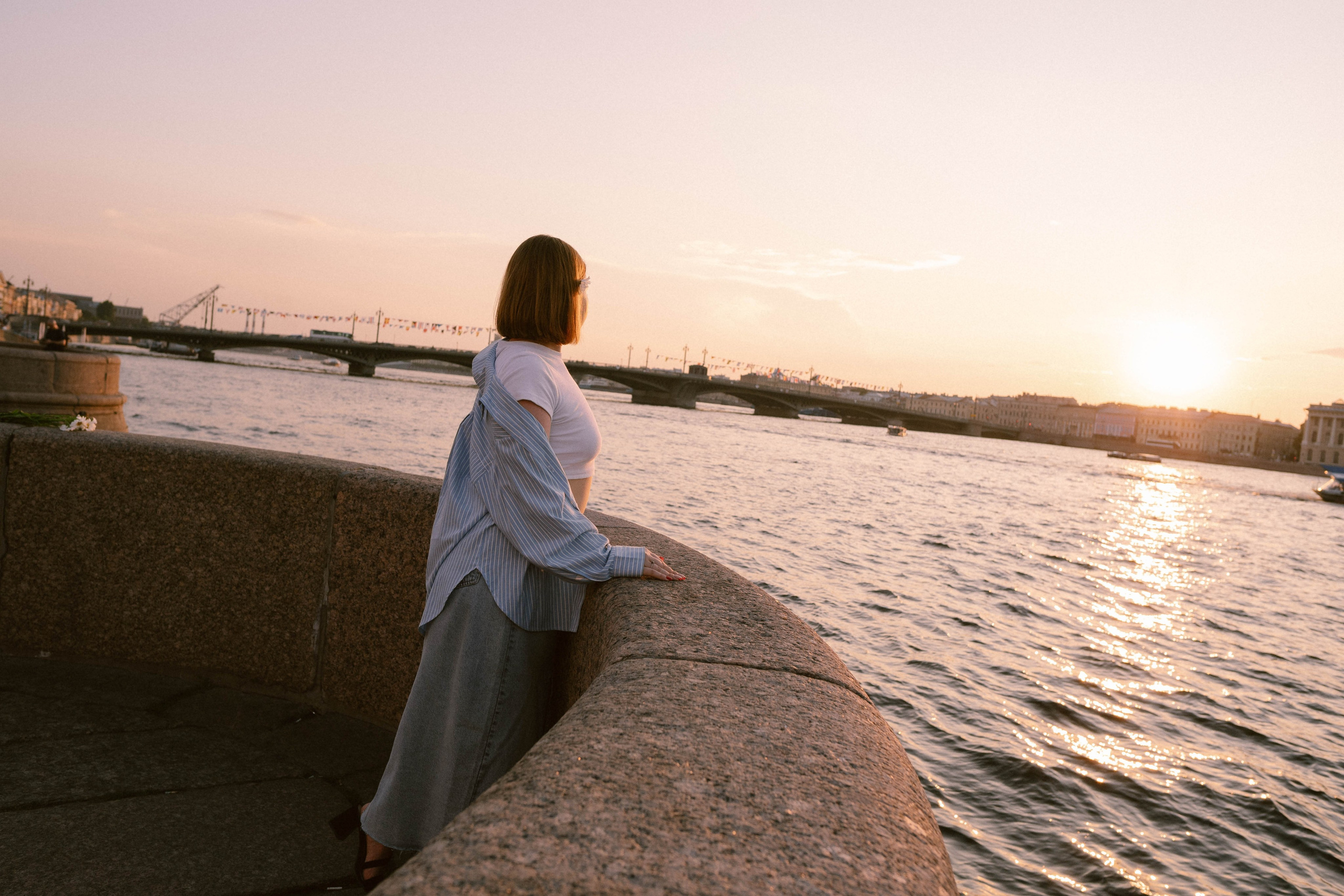 Виктория, ромашки и летний закат. Фотограф в Санкт-Петербурге Головина Анастасия